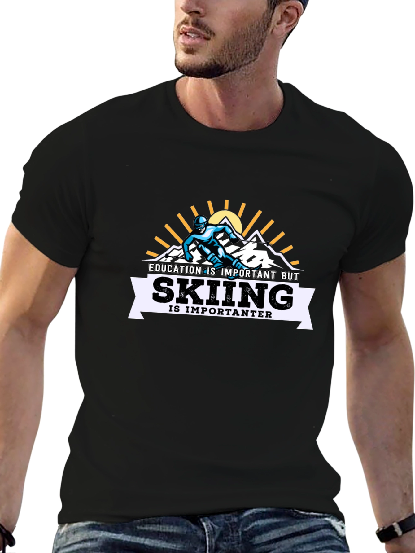 Skiing is Importanter T-Shirt