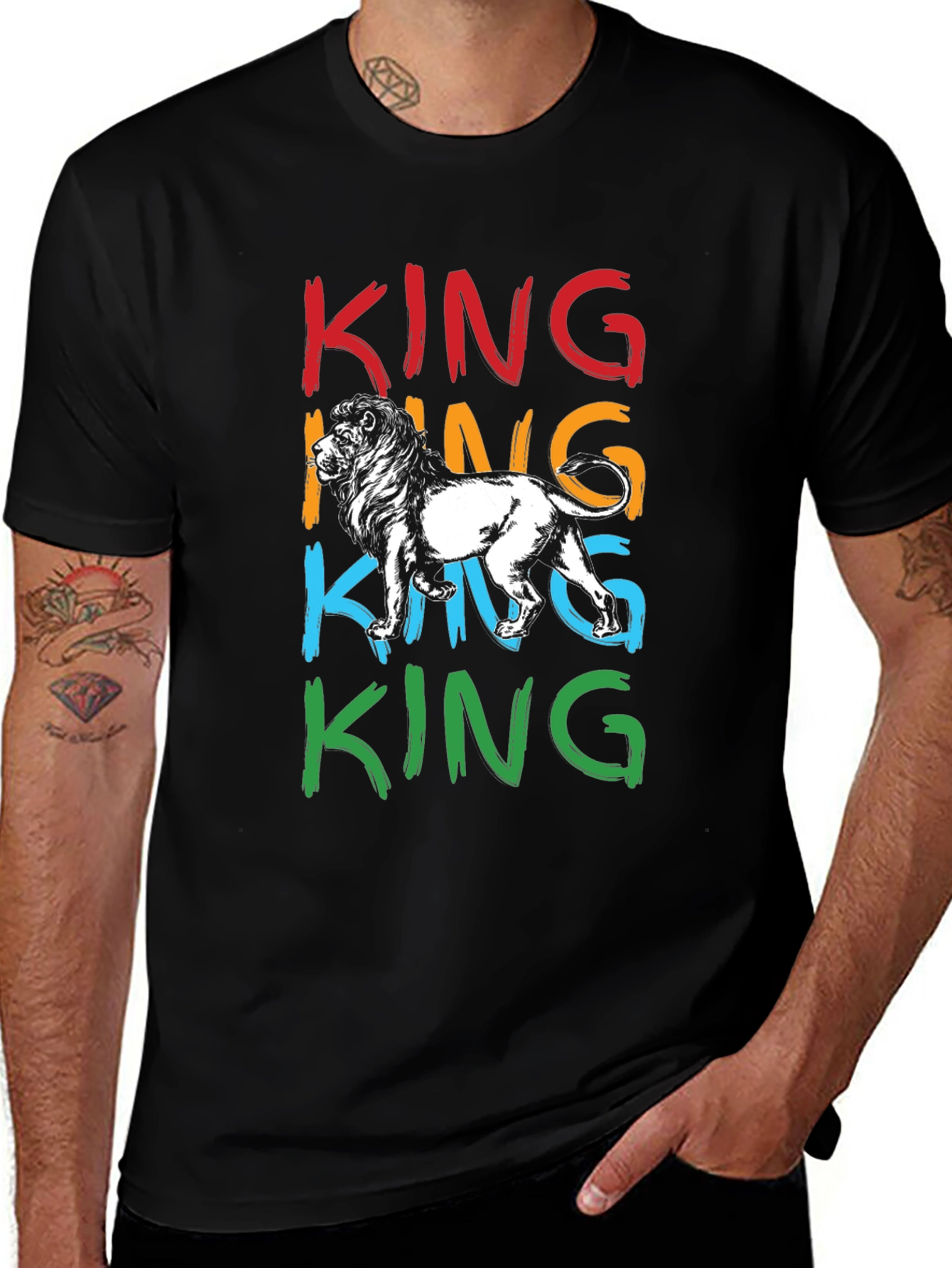 King Lion Graphic T-Shirt
