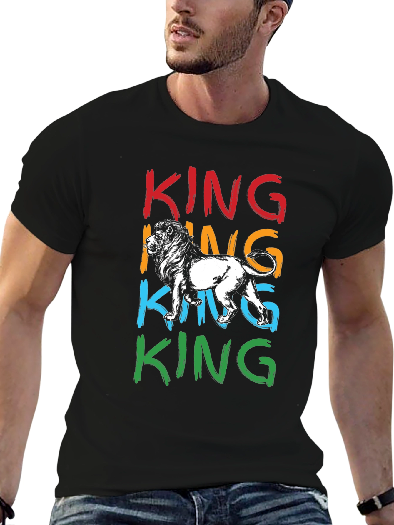 King Lion Graphic T-Shirt
