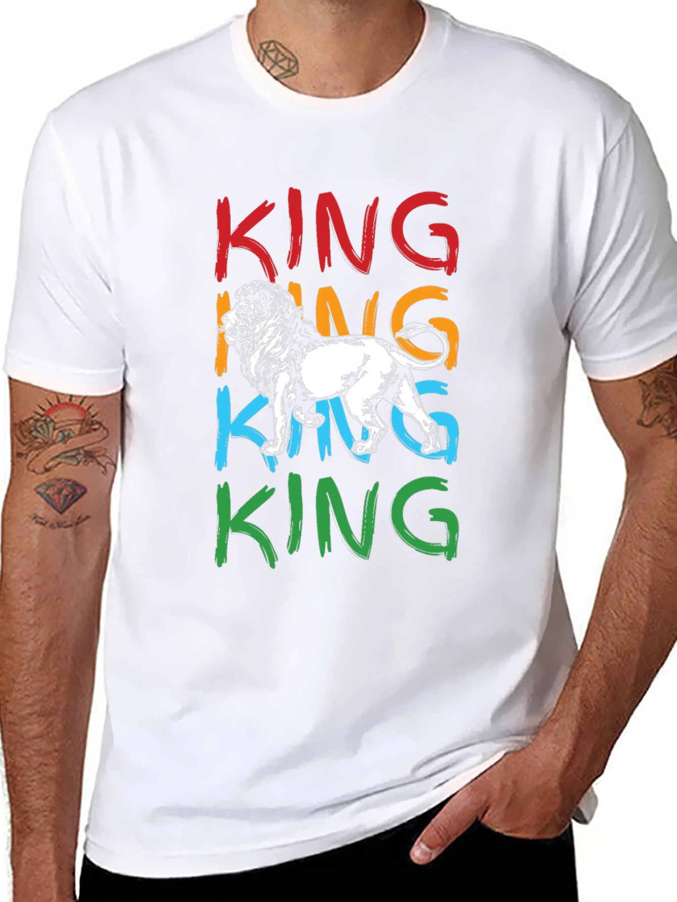 King Lion Graphic T-Shirt