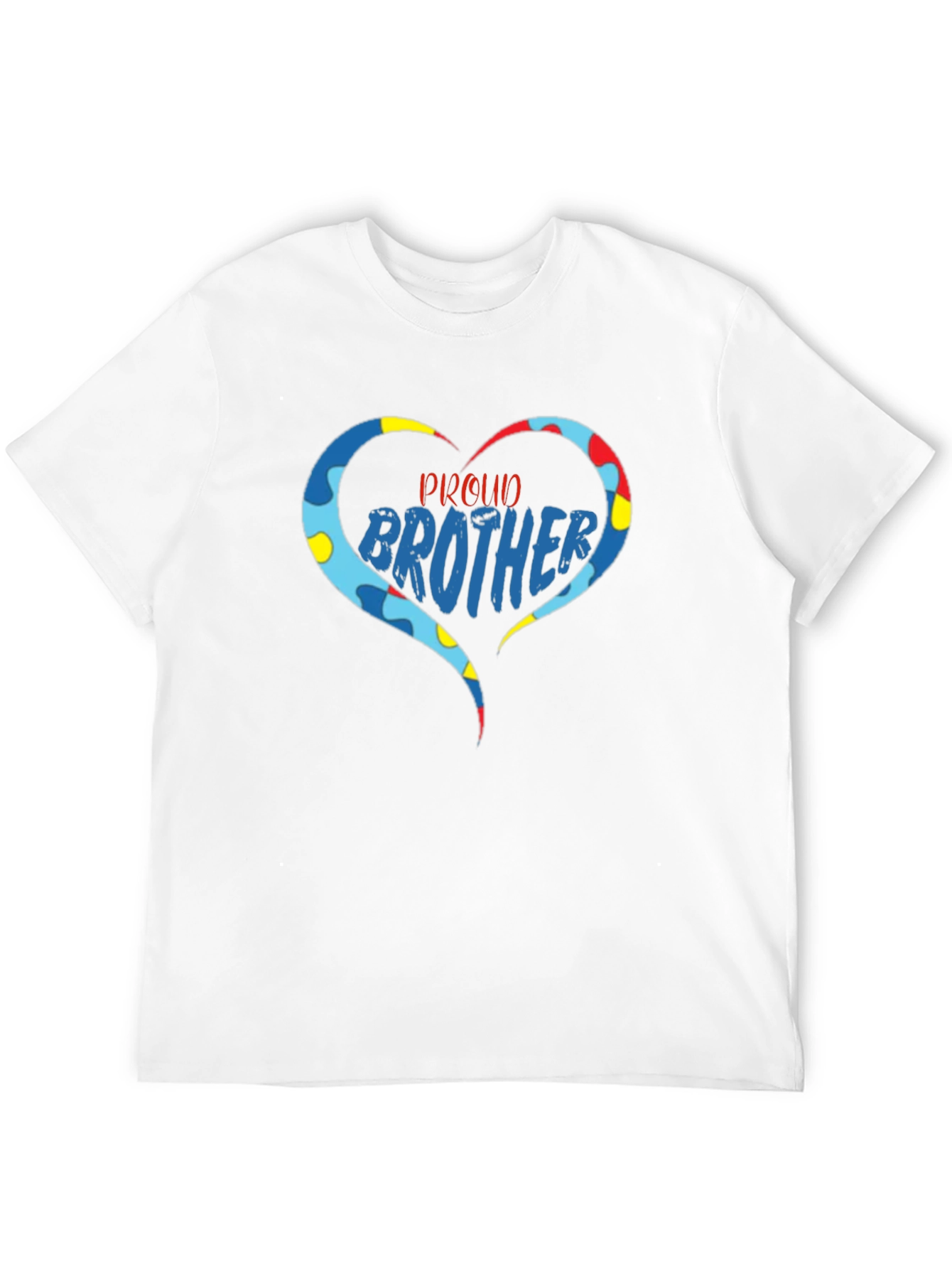 Proud Brother Autism Awareness Graphic Tee