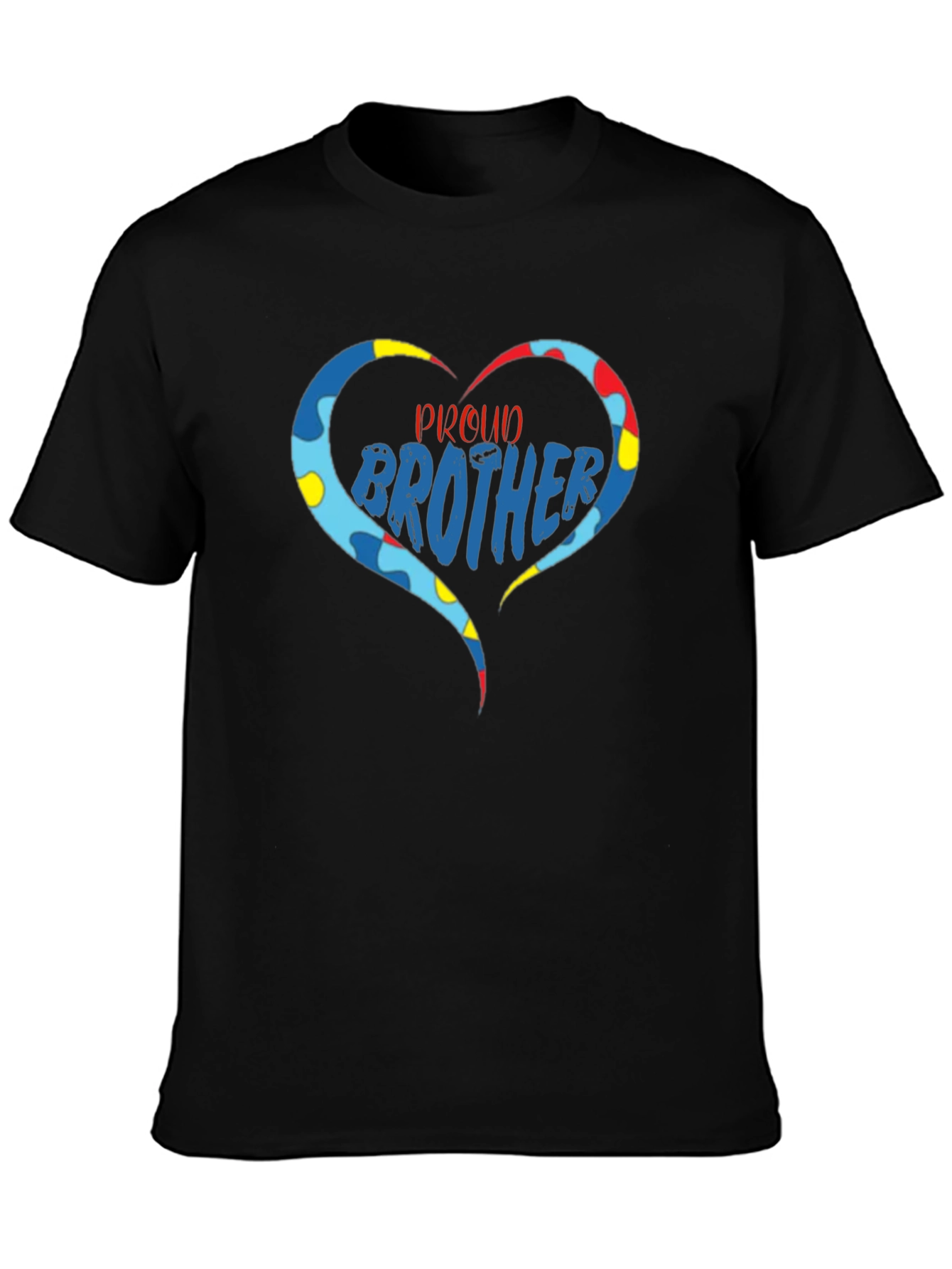 Proud Brother Autism Awareness Graphic Tee
