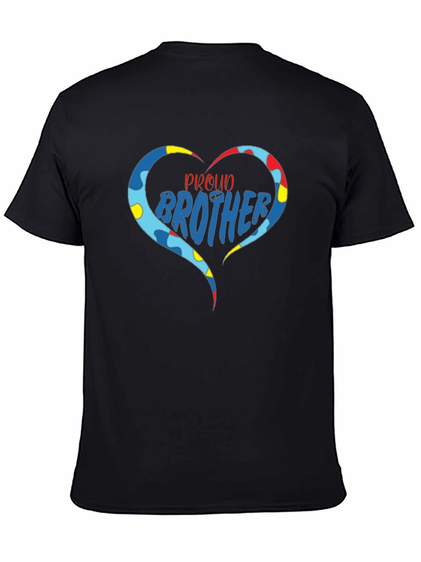Proud Brother Autism Awareness Graphic Tee
