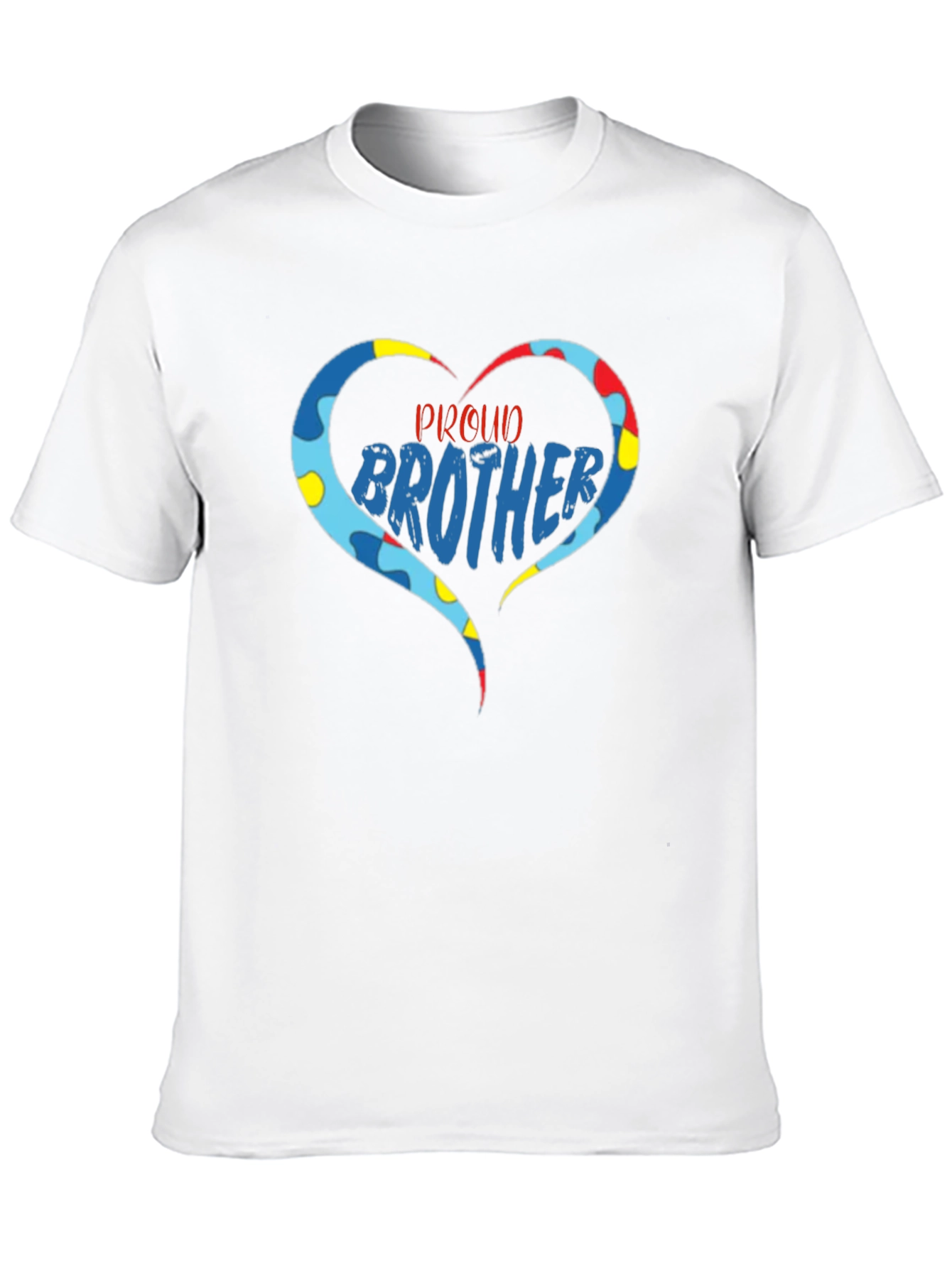 Proud Brother Autism Awareness Graphic Tee