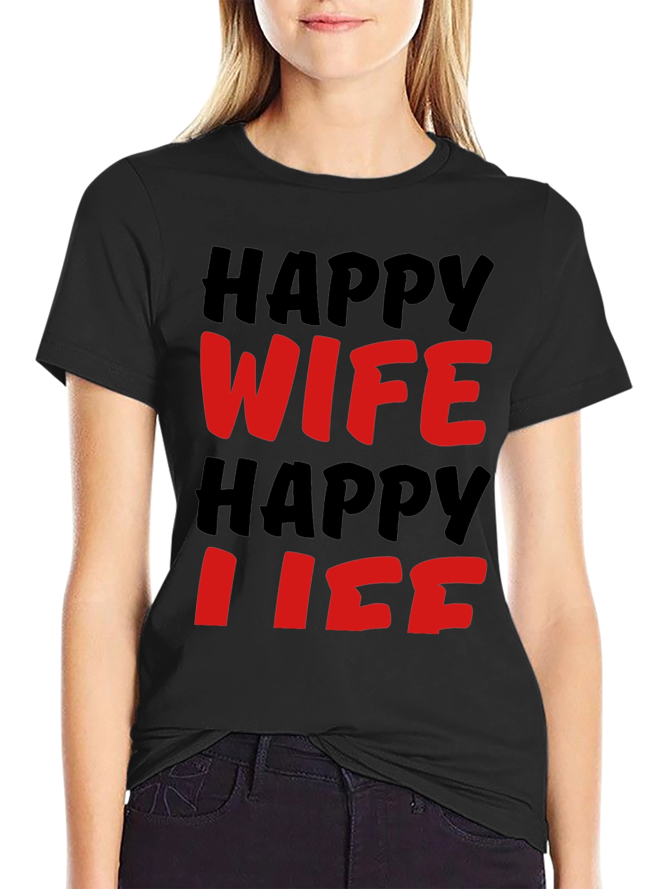 Happy Wife Happy Life T-Shirt