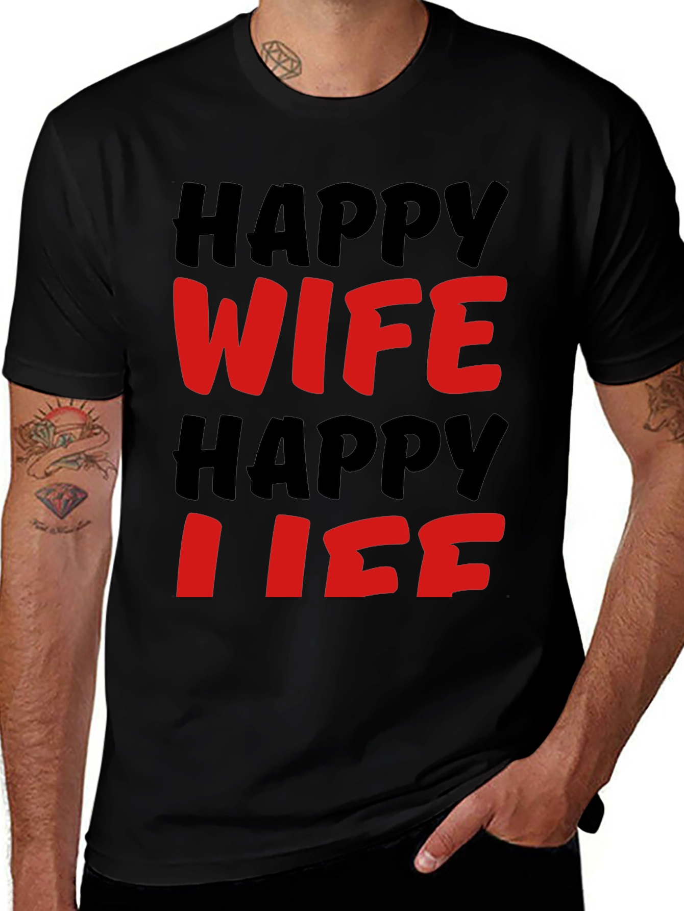 Happy Wife Happy Life T-Shirt