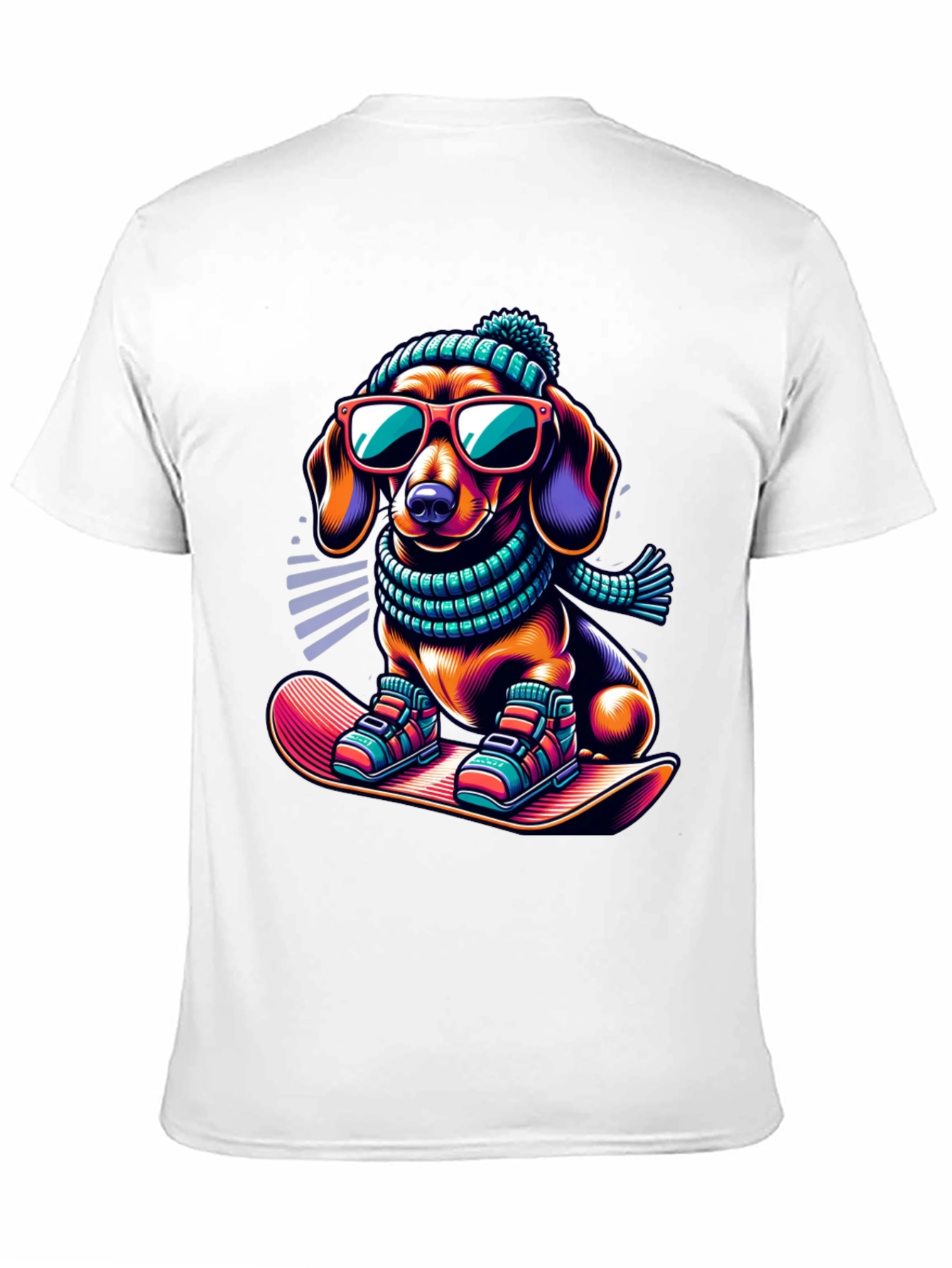 Cool Dachshund Winter T-Shirt