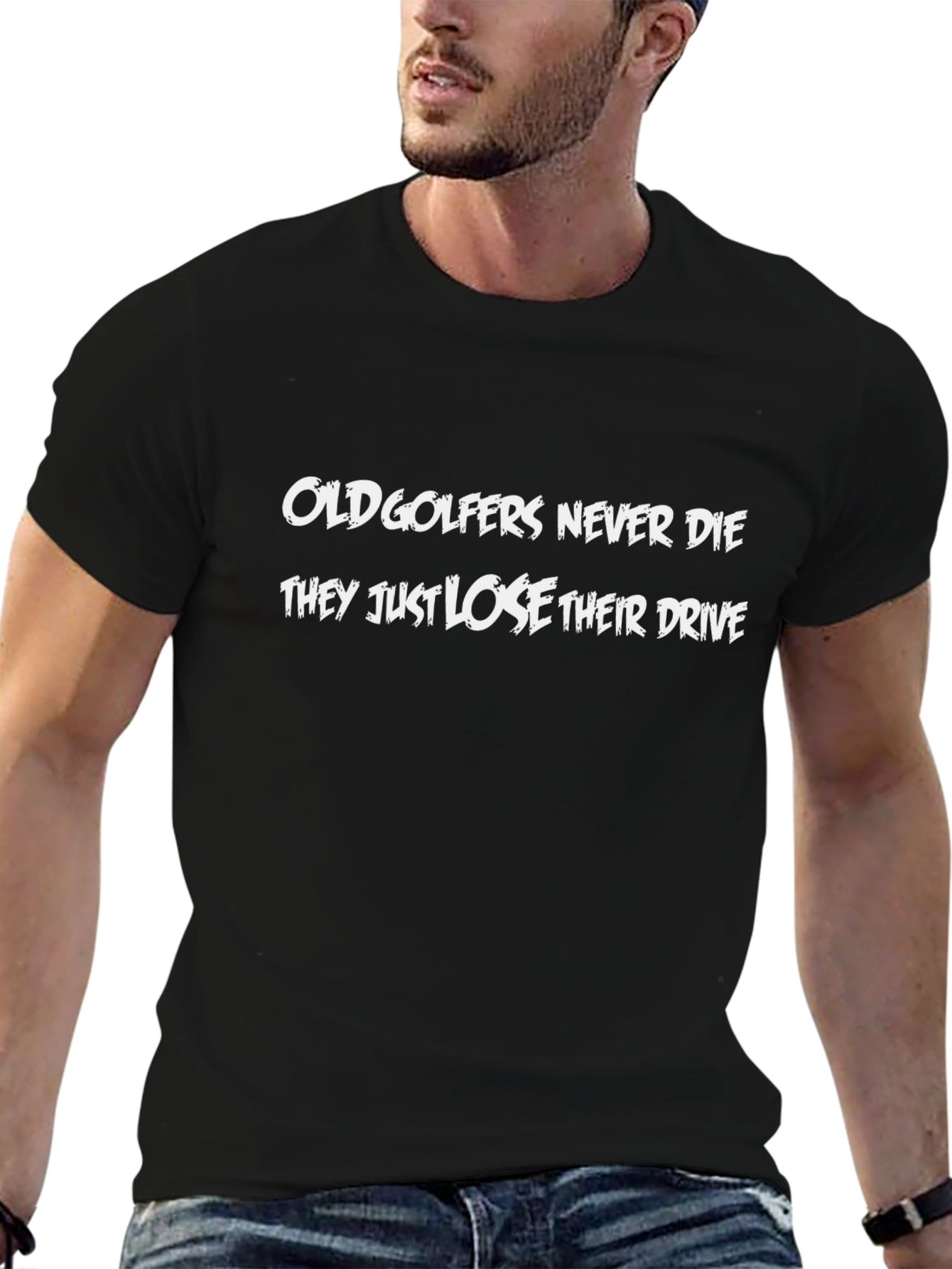Funny Old Golfers T-Shirt - Lose Their Drive