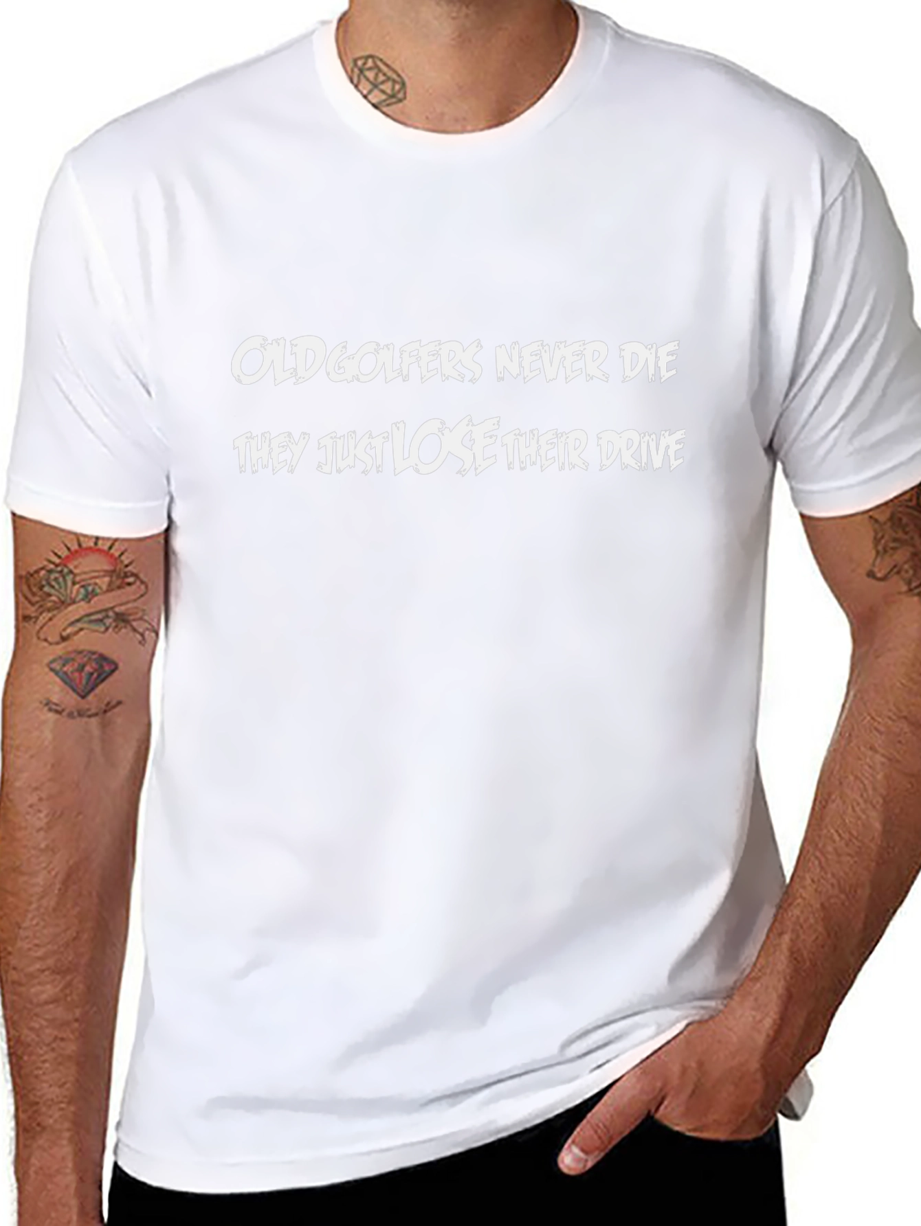 Funny Old Golfers T-Shirt - Lose Their Drive