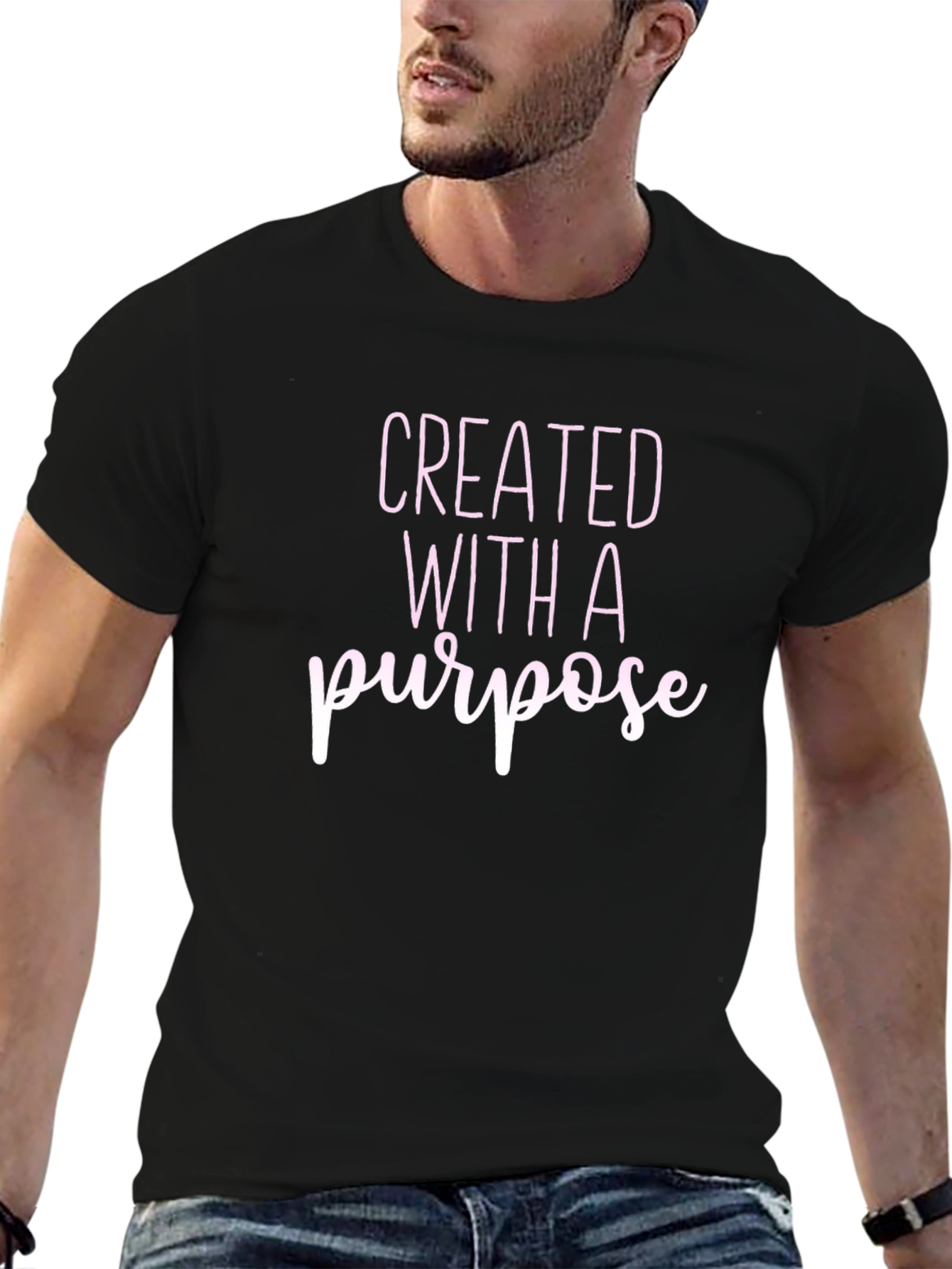 Created With a Purpose Black T-Shirt