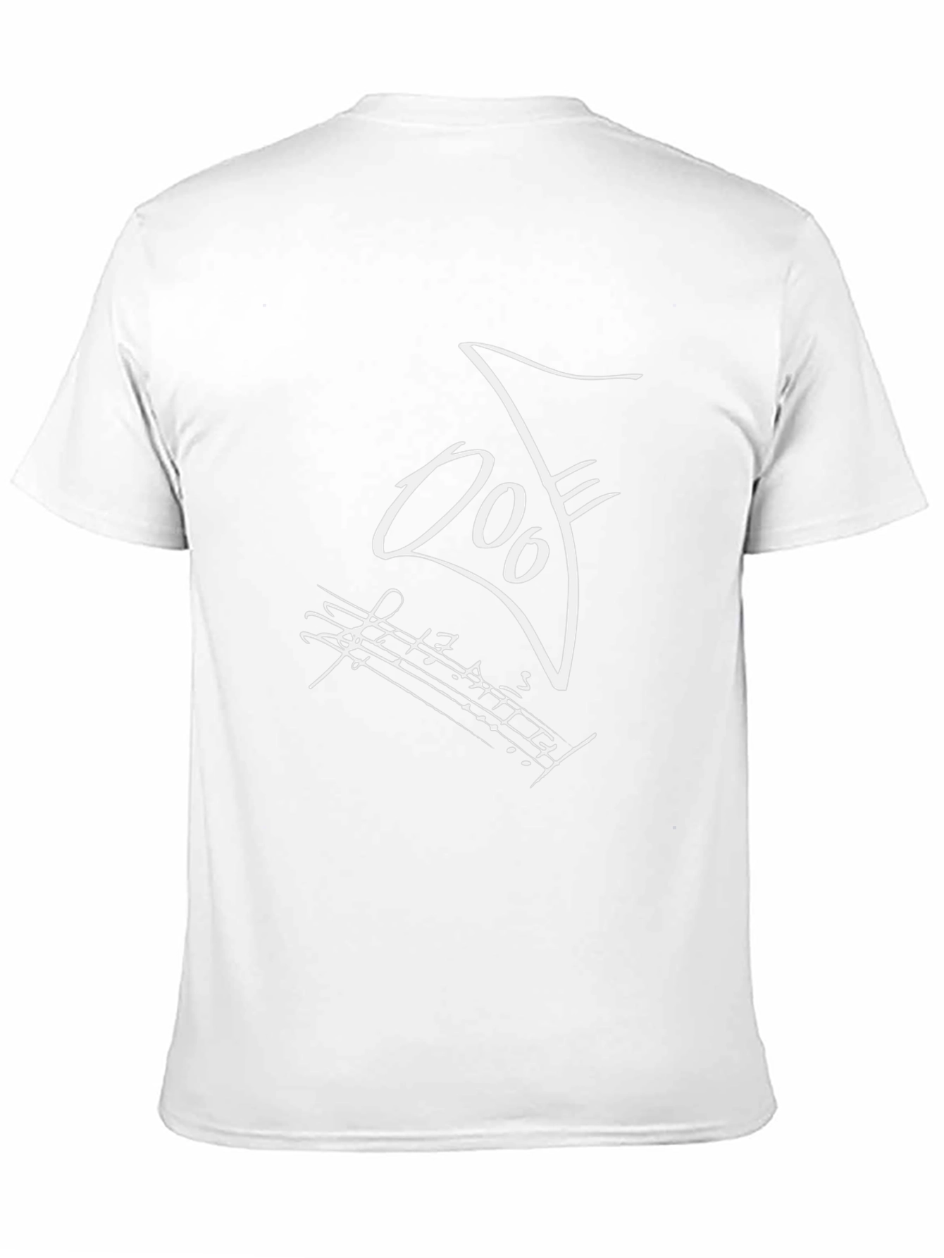 Musical Note Graphic Black T-Shirt