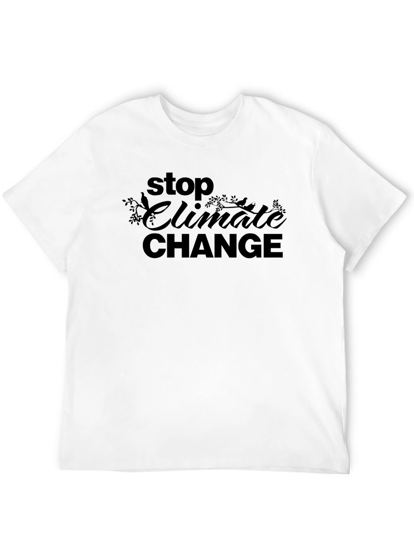 Stop Climate Change Graphic T-Shirt
