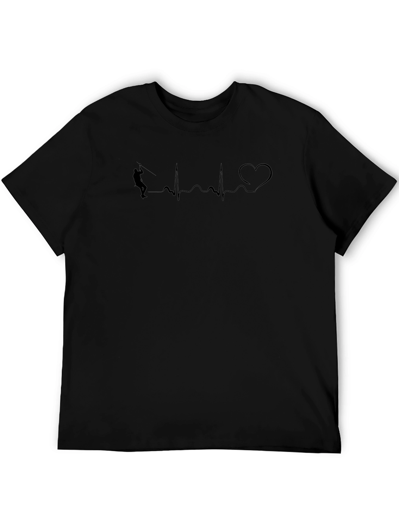 Heartbeat Climbing T-Shirt - Rock Climbing Lover Tee