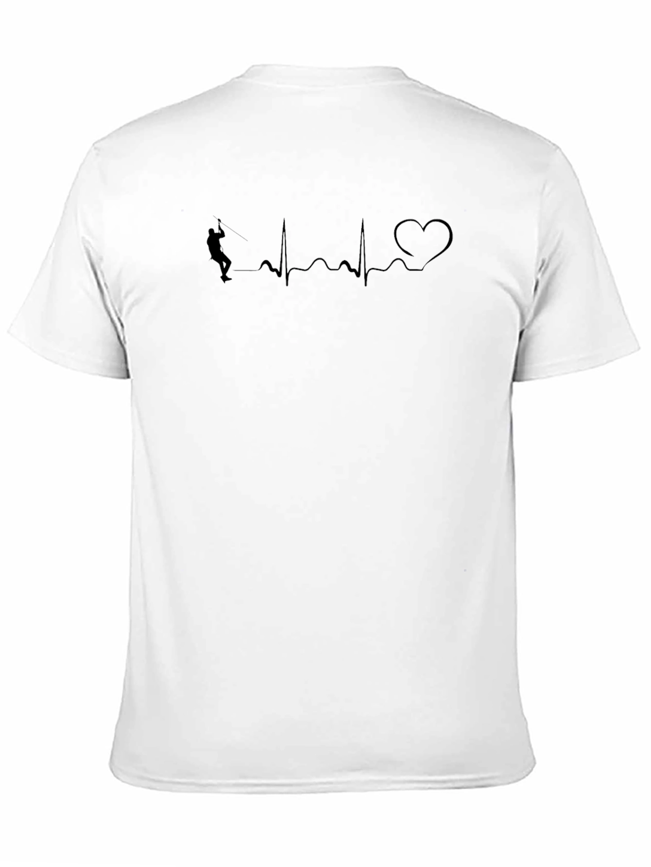 Heartbeat Climbing T-Shirt - Rock Climbing Lover Tee