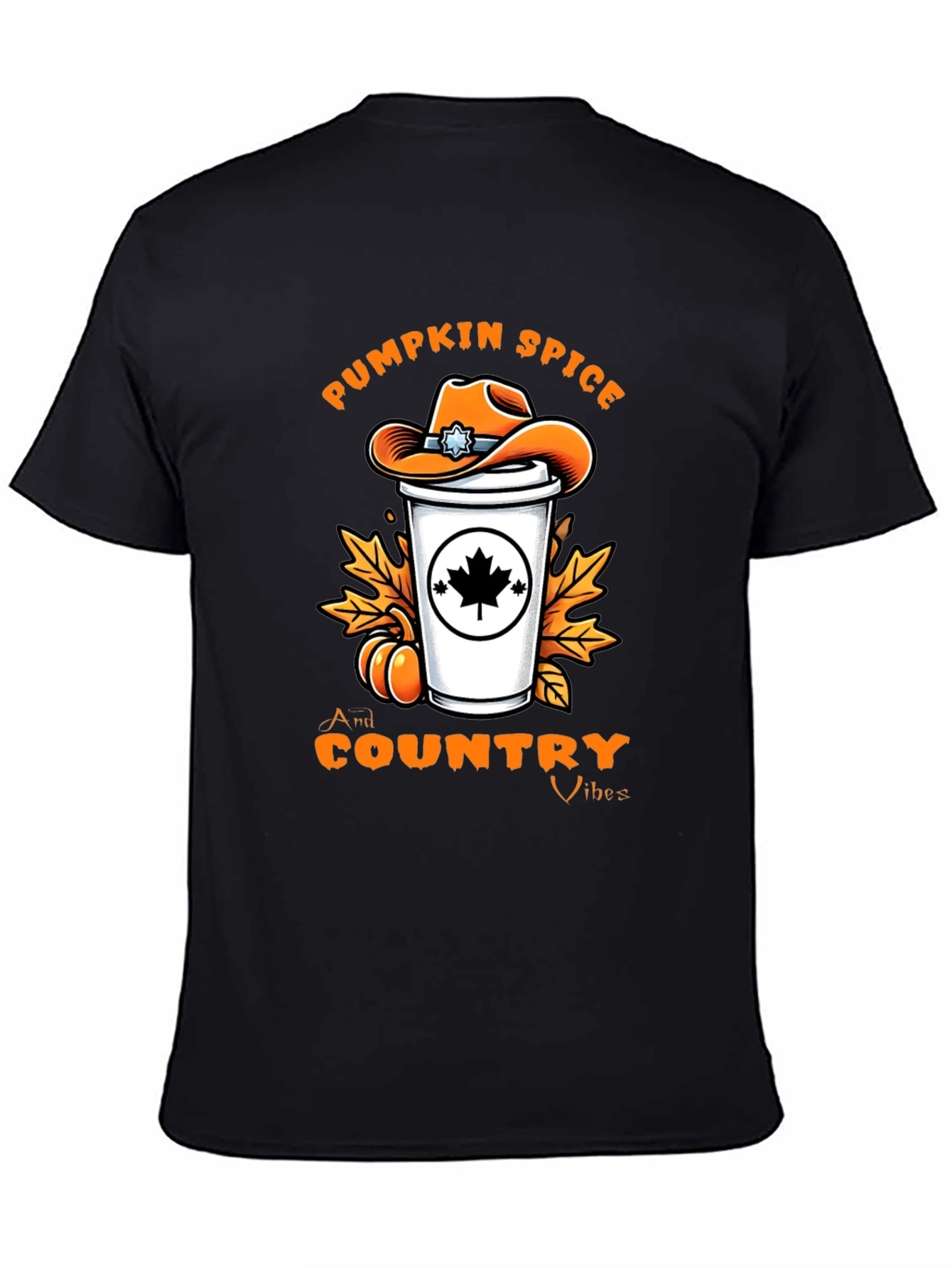 Pumpkin Spice Country Vibes T-Shirt - Fall Graphic Tee