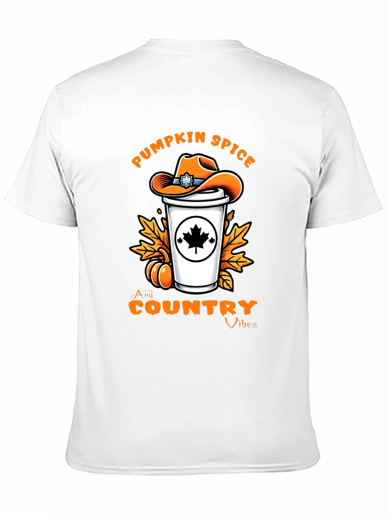 Pumpkin Spice Country Vibes T-Shirt - Fall Graphic Tee