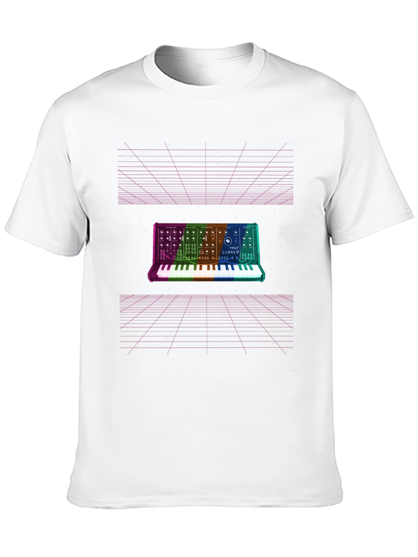 Retro Synthwave T-Shirt - Music Producer Tee