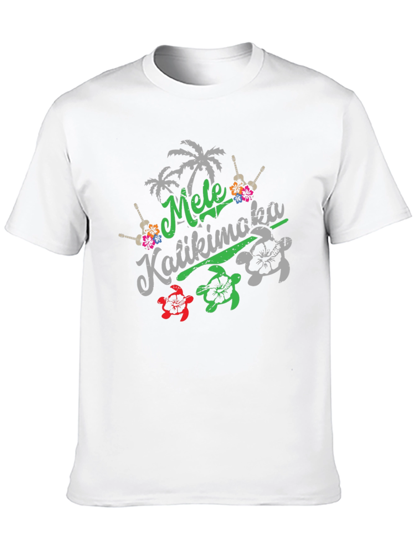 Mele Kalikimaka Black Graphic Tee