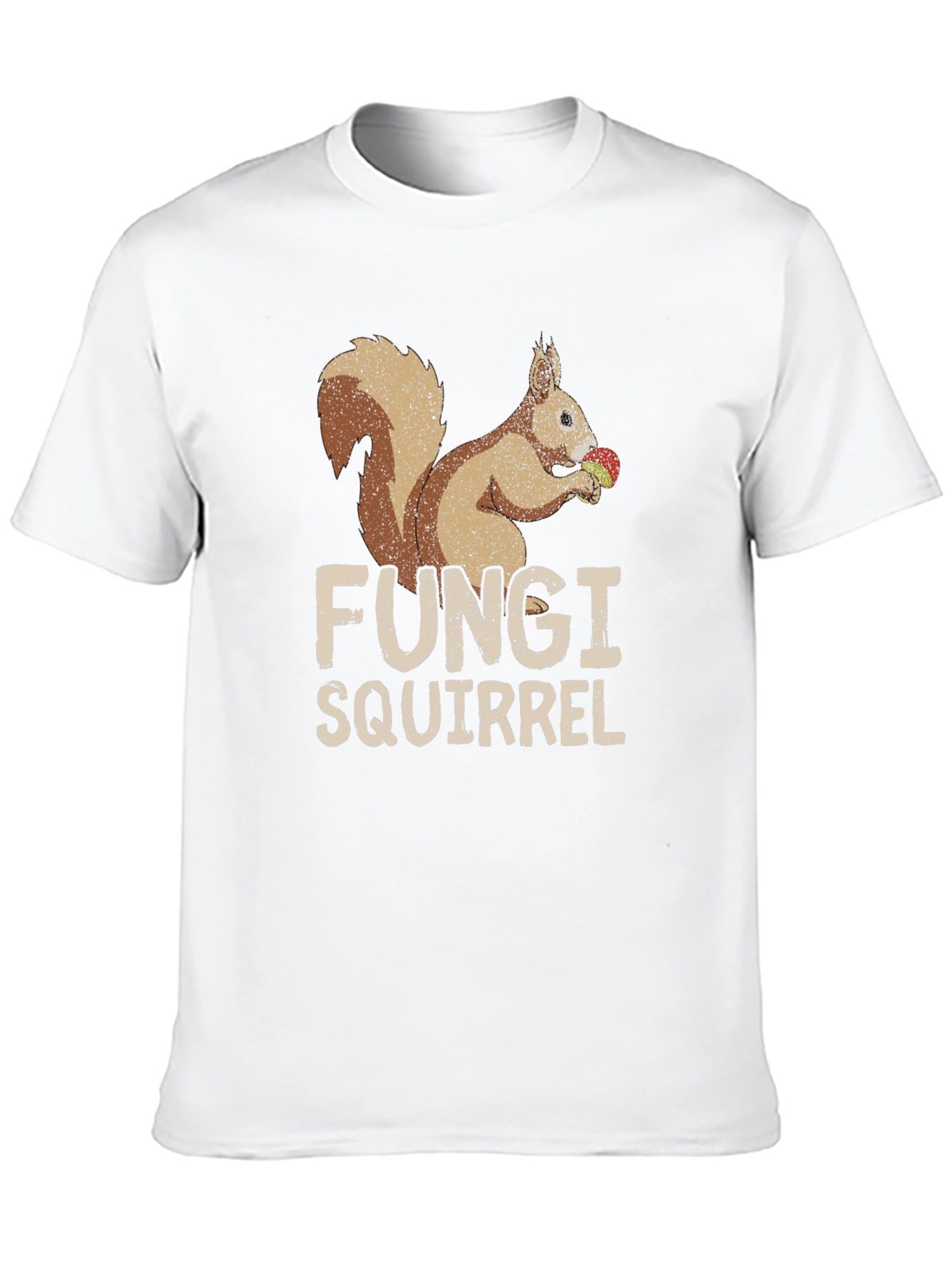 Fungi Squirrel Black T-Shirt