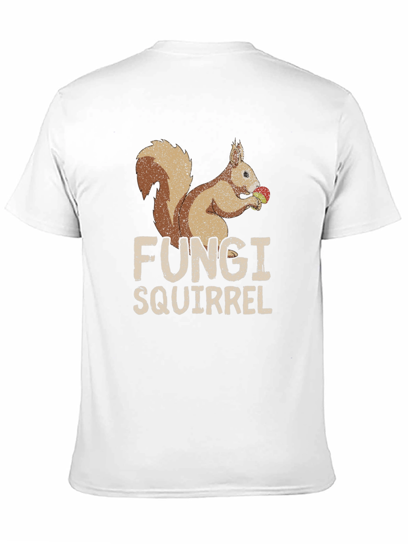 Fungi Squirrel Black T-Shirt
