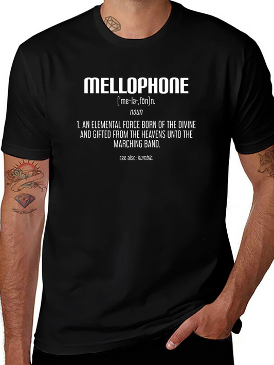 Mellophone Definition T-Shirt - Marching Band Humor