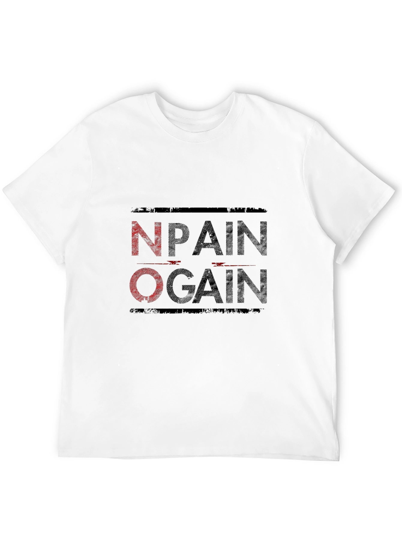 No Pain No Gain Black Graphic Tee