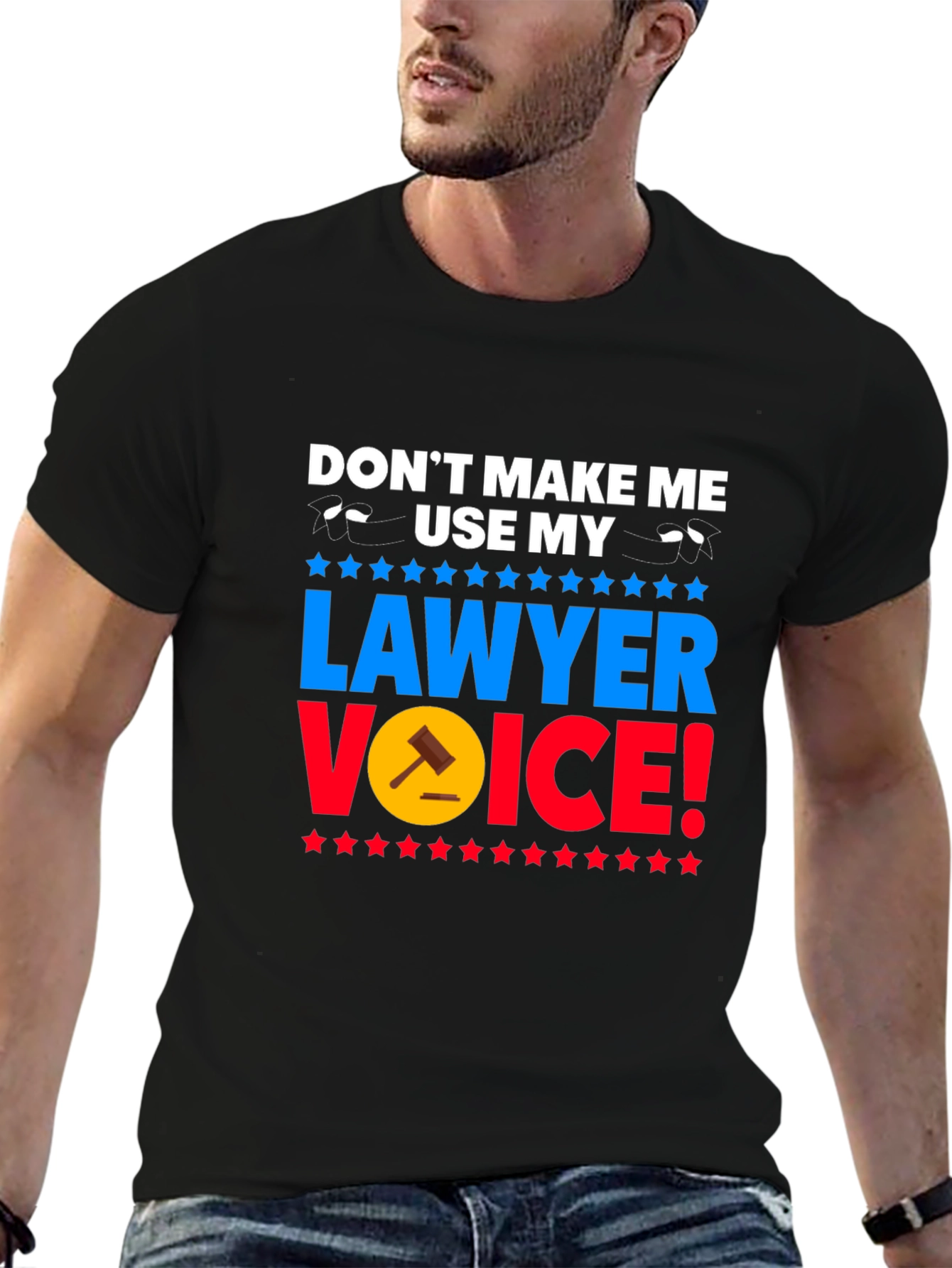 Lawyer Voice T-Shirt - Funny Attorney Gift