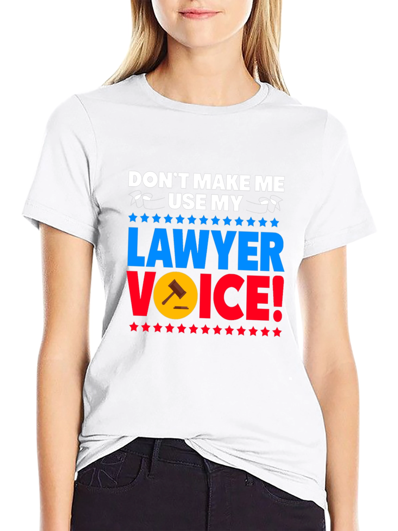 Lawyer Voice T-Shirt - Funny Attorney Gift