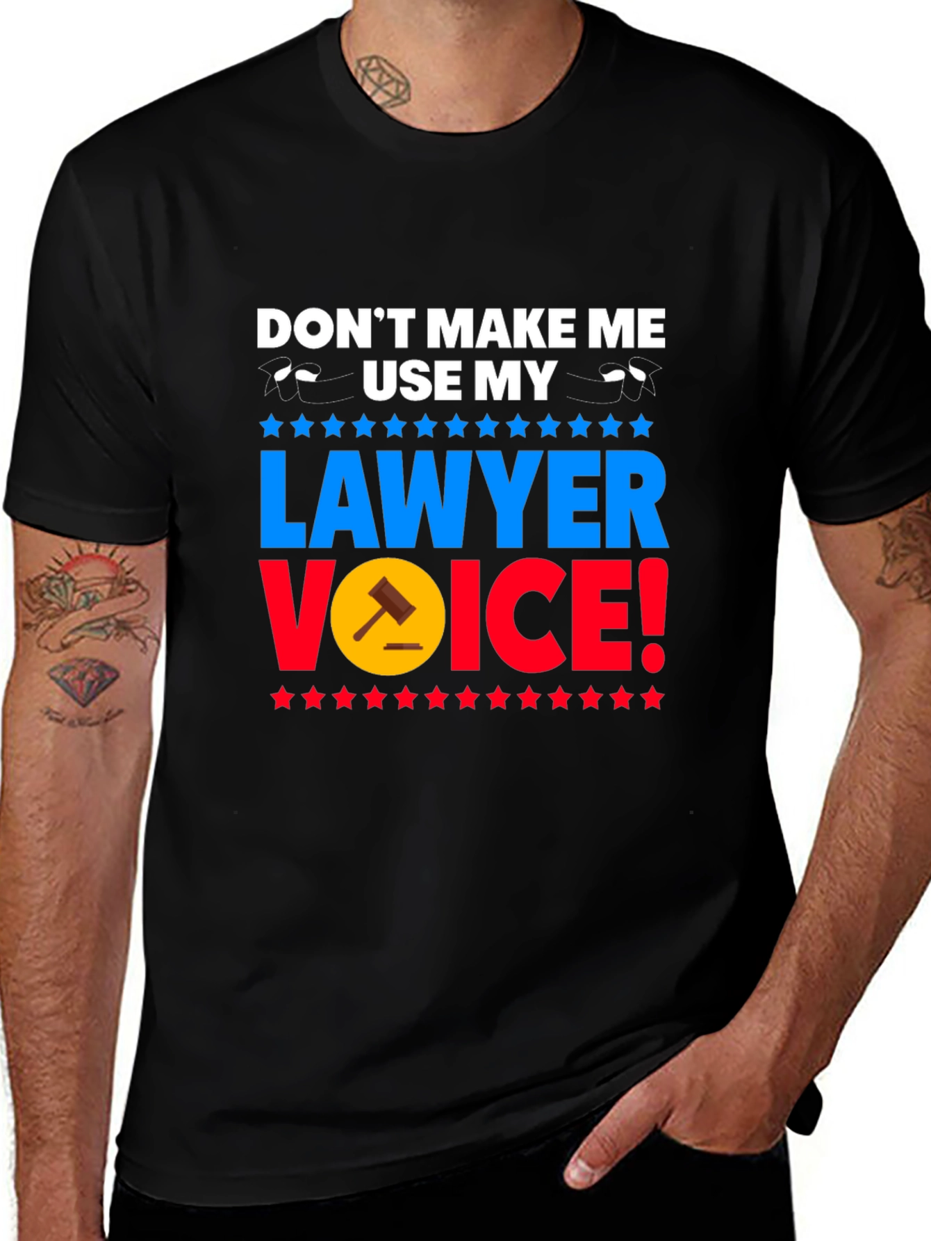 Lawyer Voice T-Shirt - Funny Attorney Gift