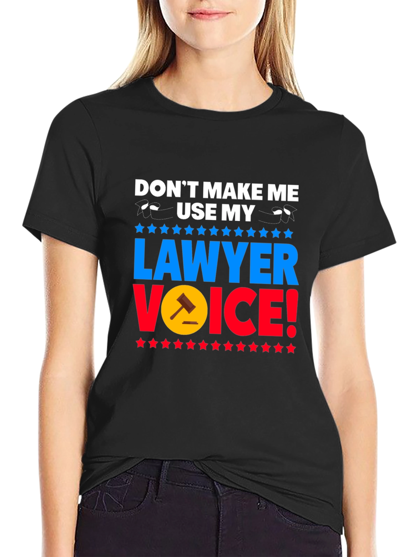 Lawyer Voice T-Shirt - Funny Attorney Gift