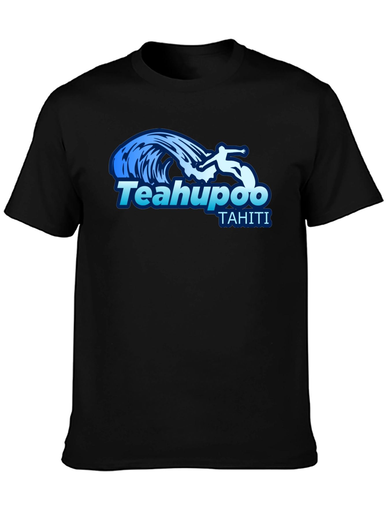 Teahupoo Tahiti Surfing Graphic T-Shirt