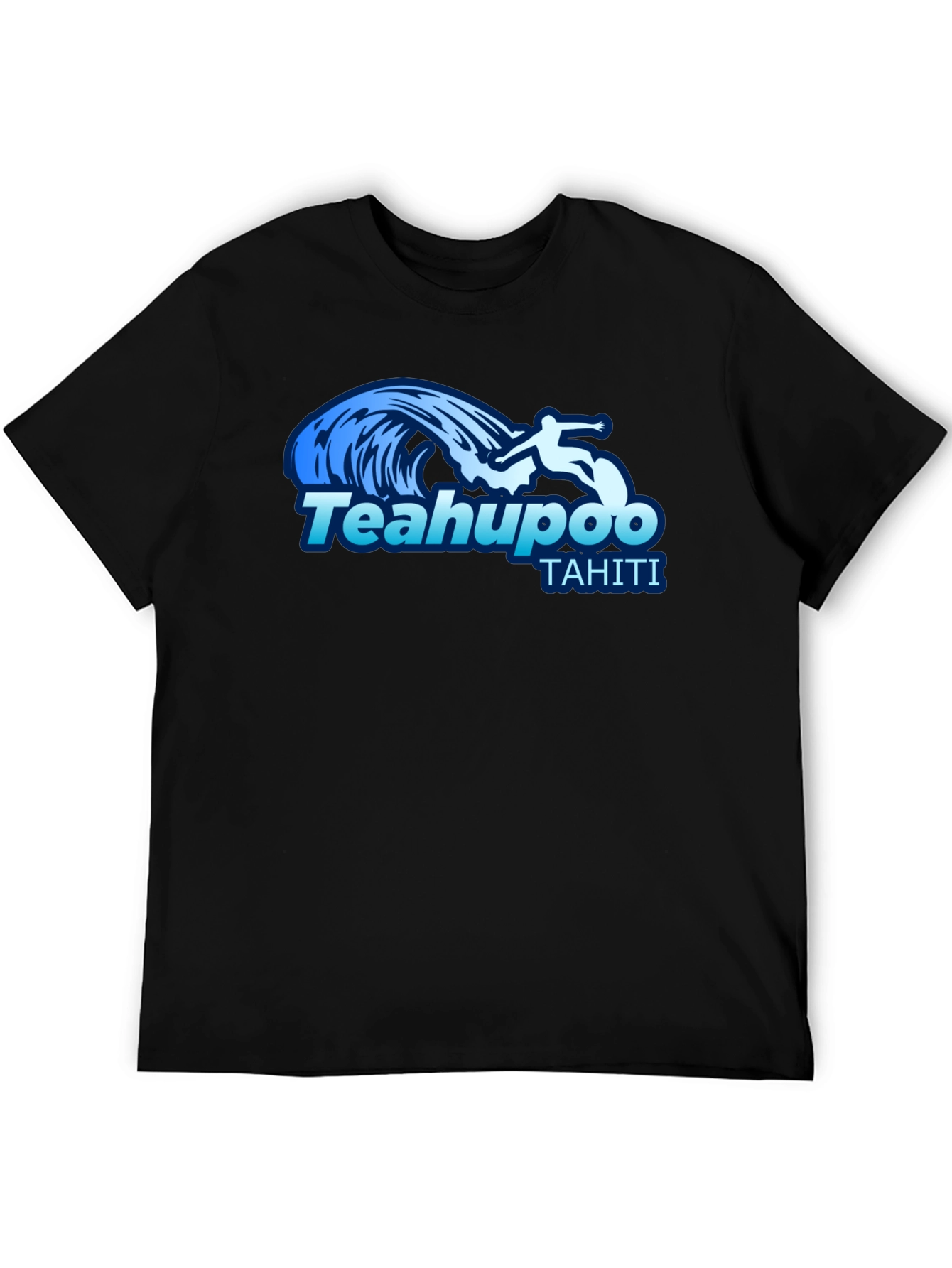 Teahupoo Tahiti Surfing Graphic T-Shirt