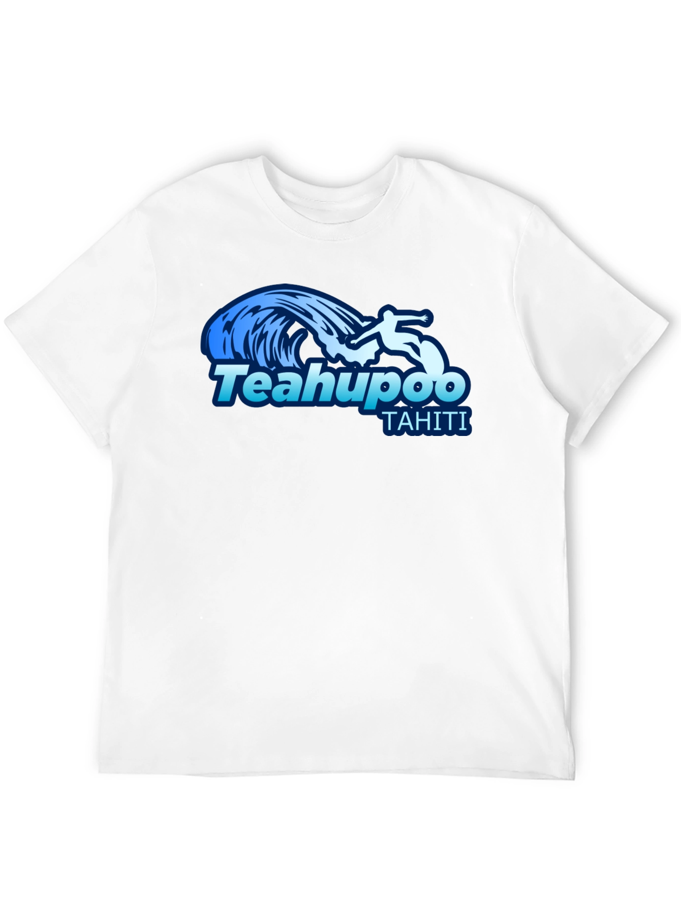 Teahupoo Tahiti Surfing Graphic T-Shirt