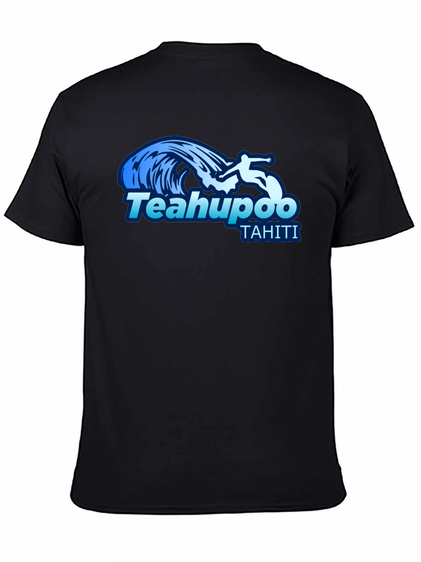 Teahupoo Tahiti Surfing Graphic T-Shirt