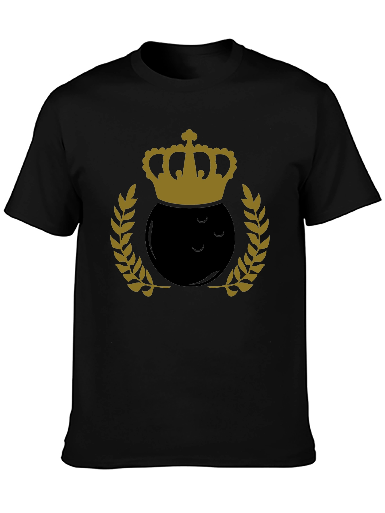 Bowling King Graphic Tee - Black