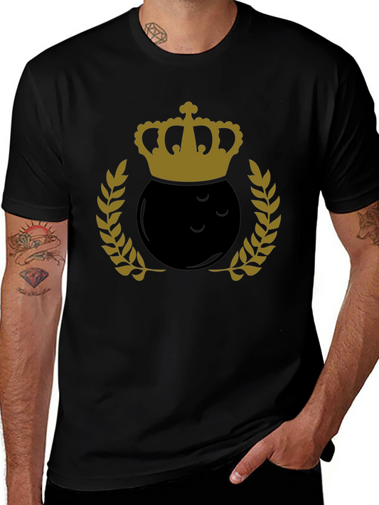 Bowling King Graphic Tee - Black