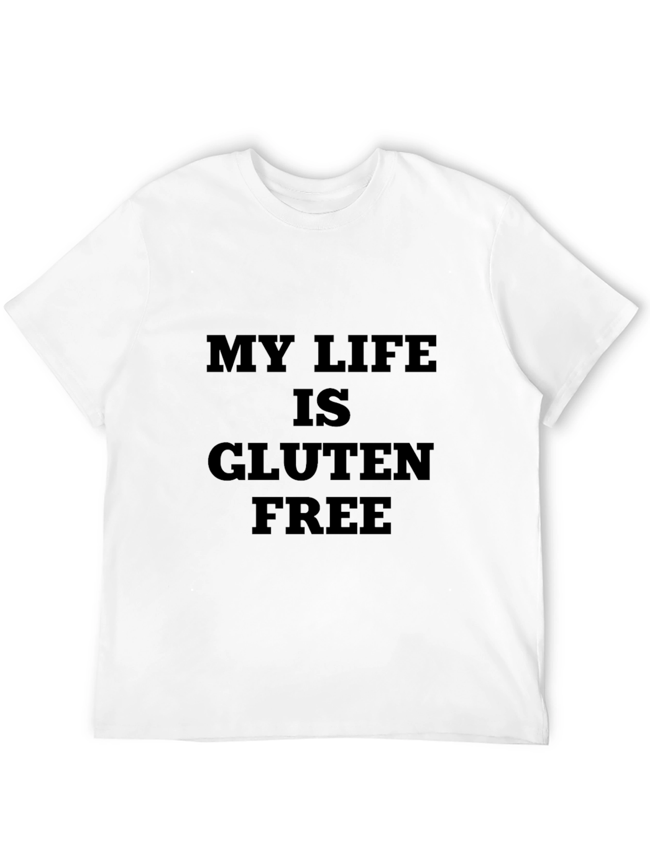 My Life is Gluten Free Black T-Shirt