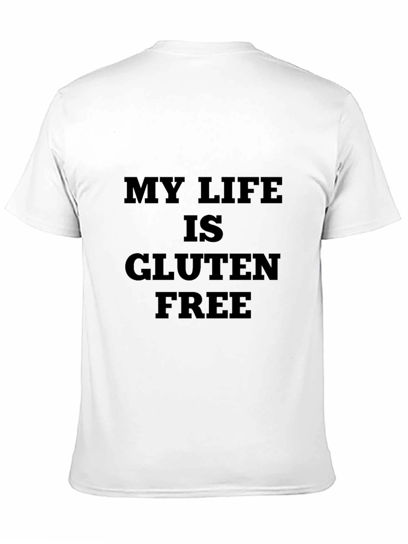 My Life is Gluten Free Black T-Shirt