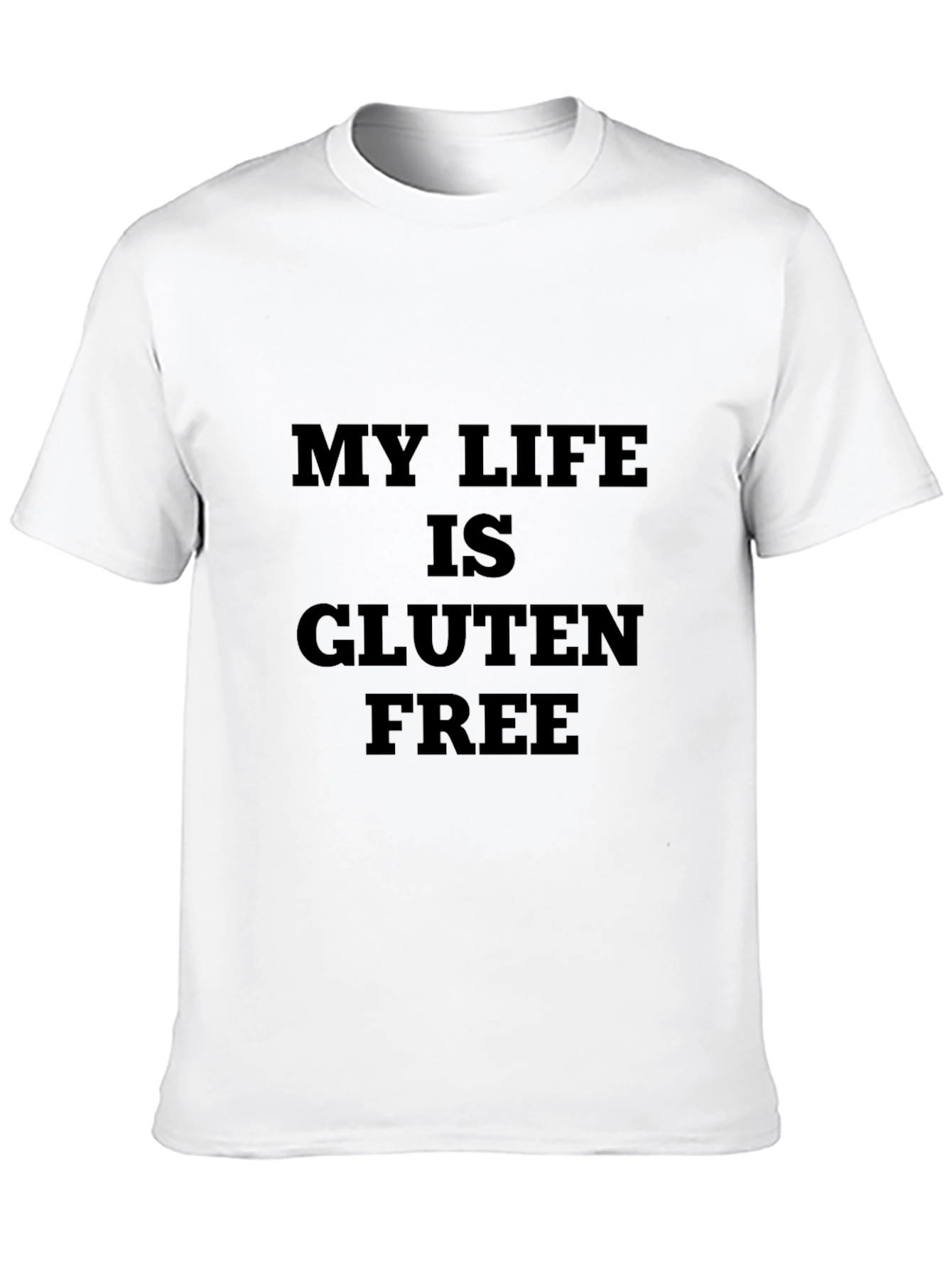 My Life is Gluten Free Black T-Shirt