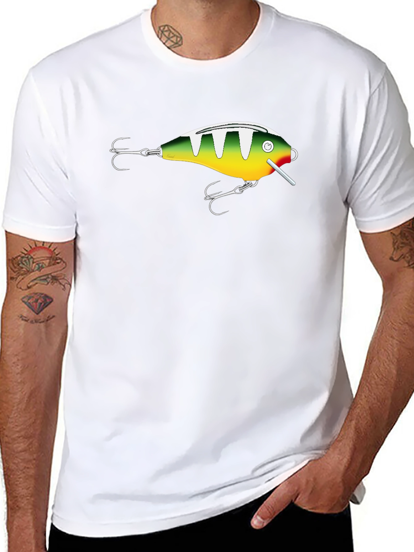Fishing Lure Graphic Tee - Anglers Style