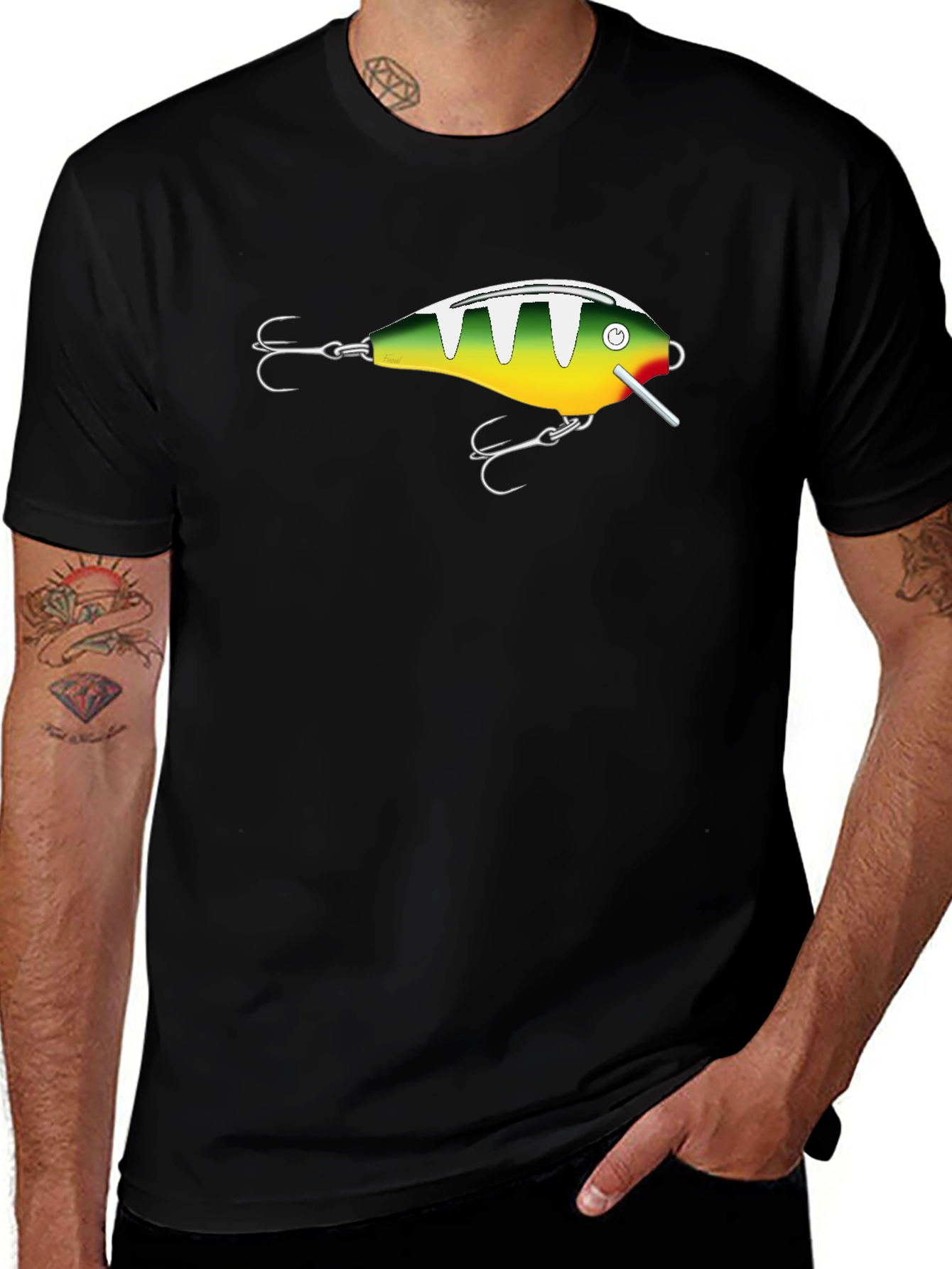 Fishing Lure Graphic Tee - Anglers Style