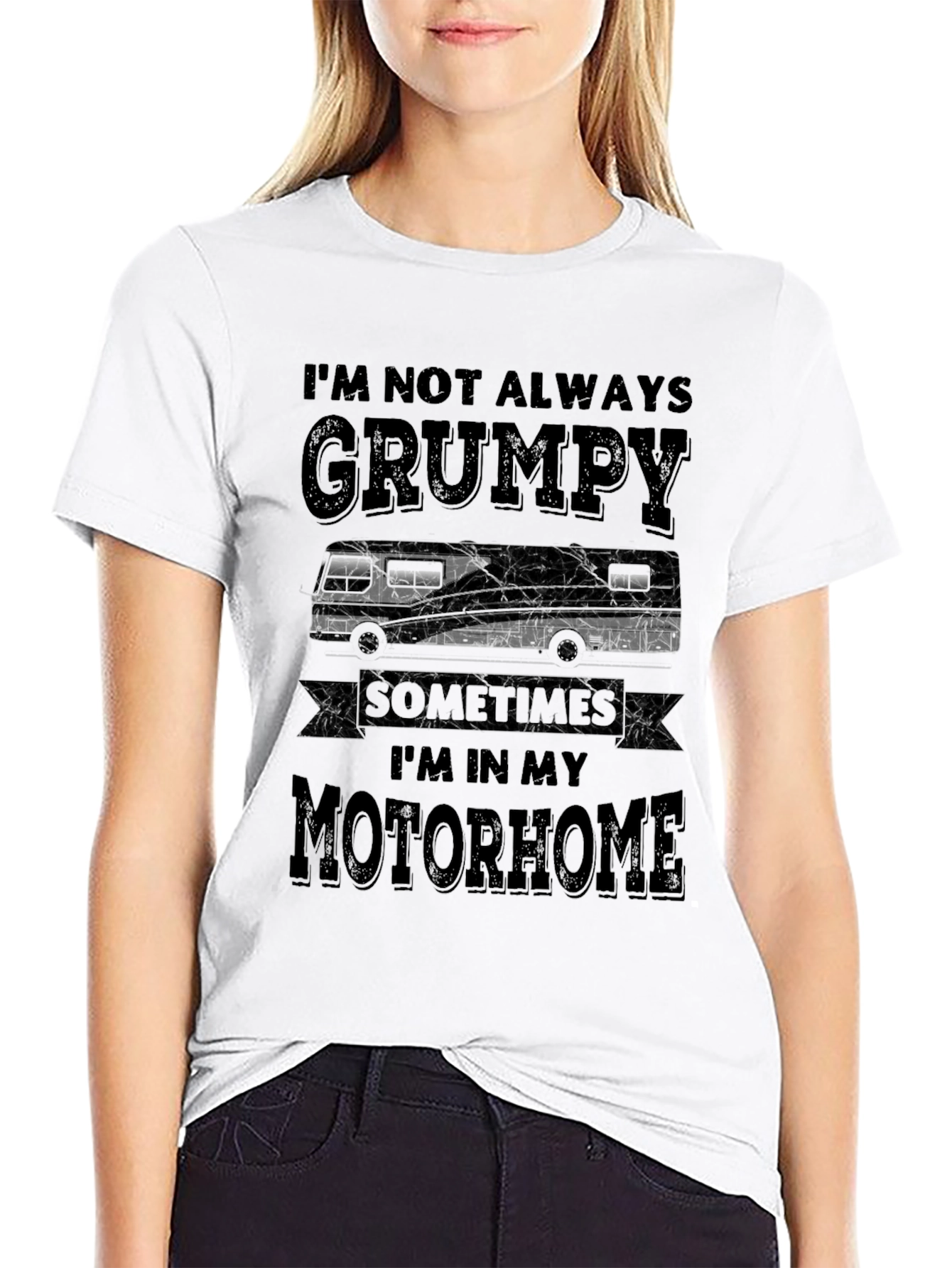 Grumpy Motorhome T-Shirt: RV Humor Tee