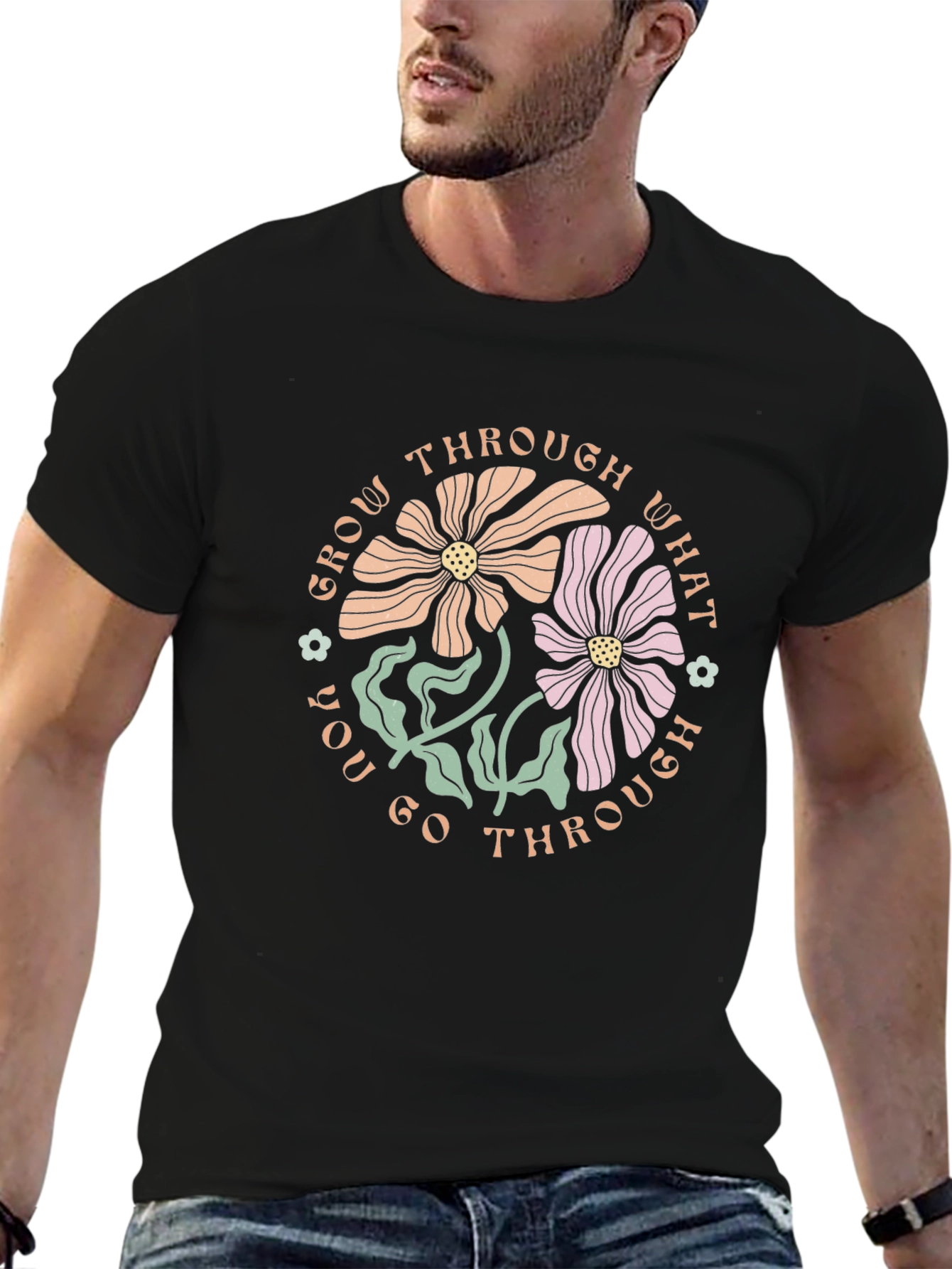 Grow Through What You Go Through Graphic Tee