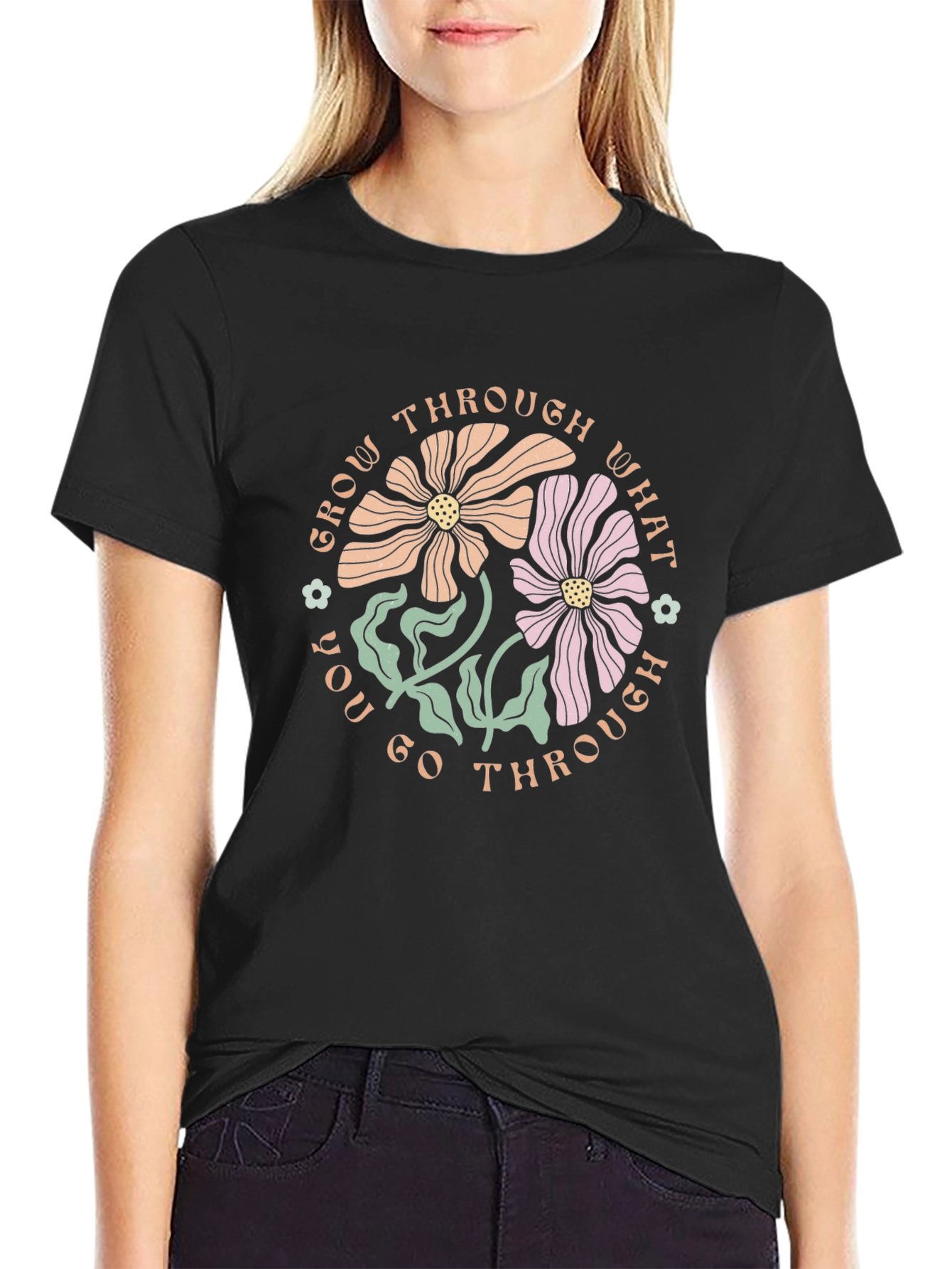 Grow Through What You Go Through Graphic Tee