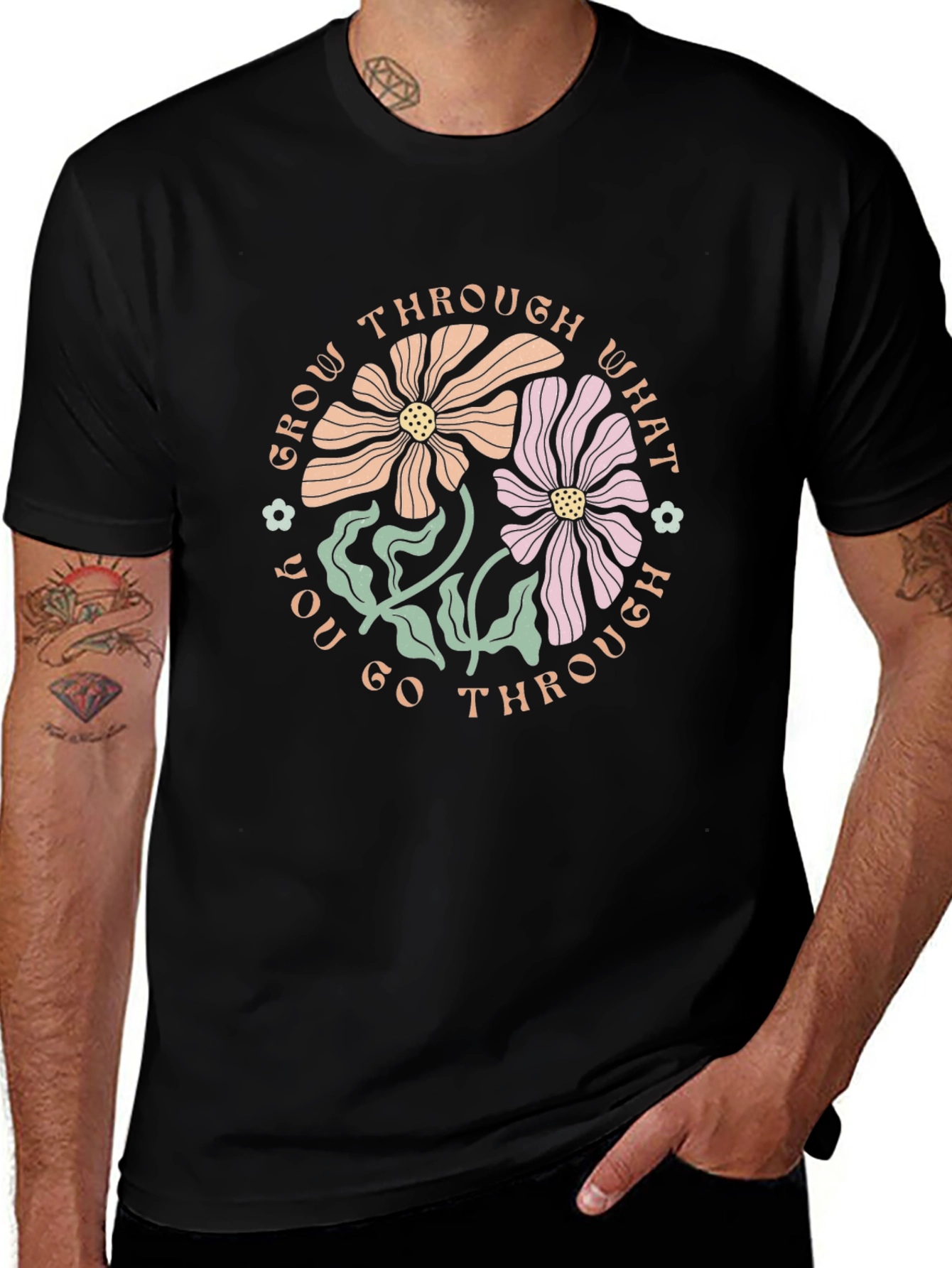 Grow Through What You Go Through Graphic Tee