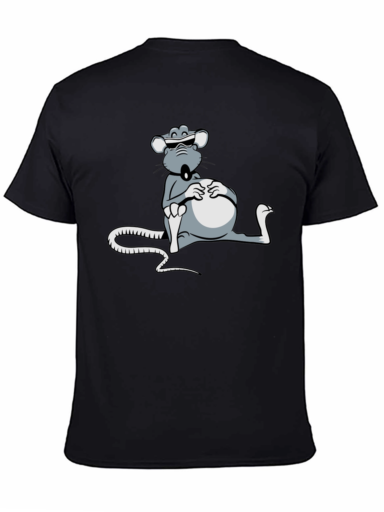 Cool Rat T-Shirt - Relaxed Cartoon Design