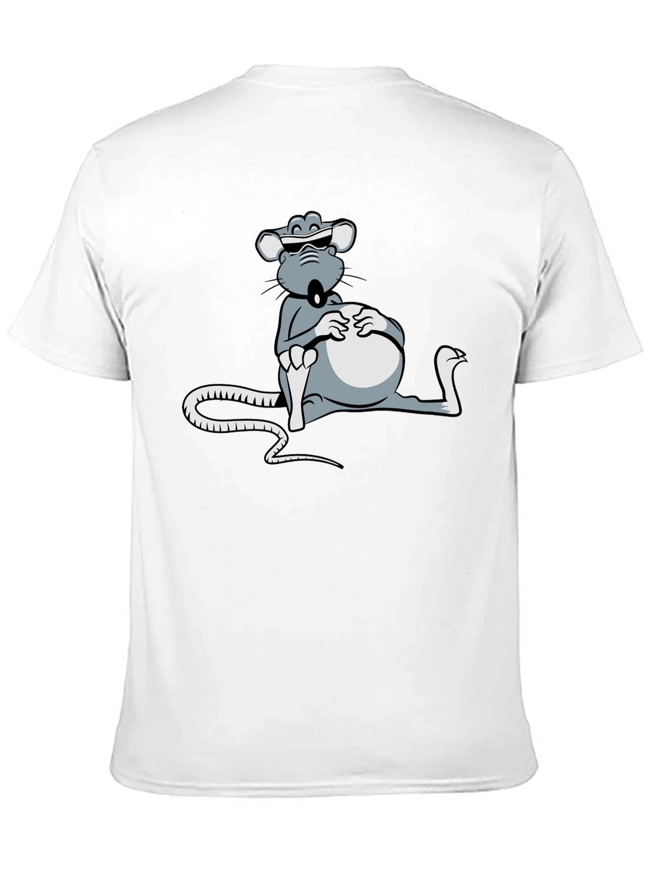 Cool Rat T-Shirt - Relaxed Cartoon Design