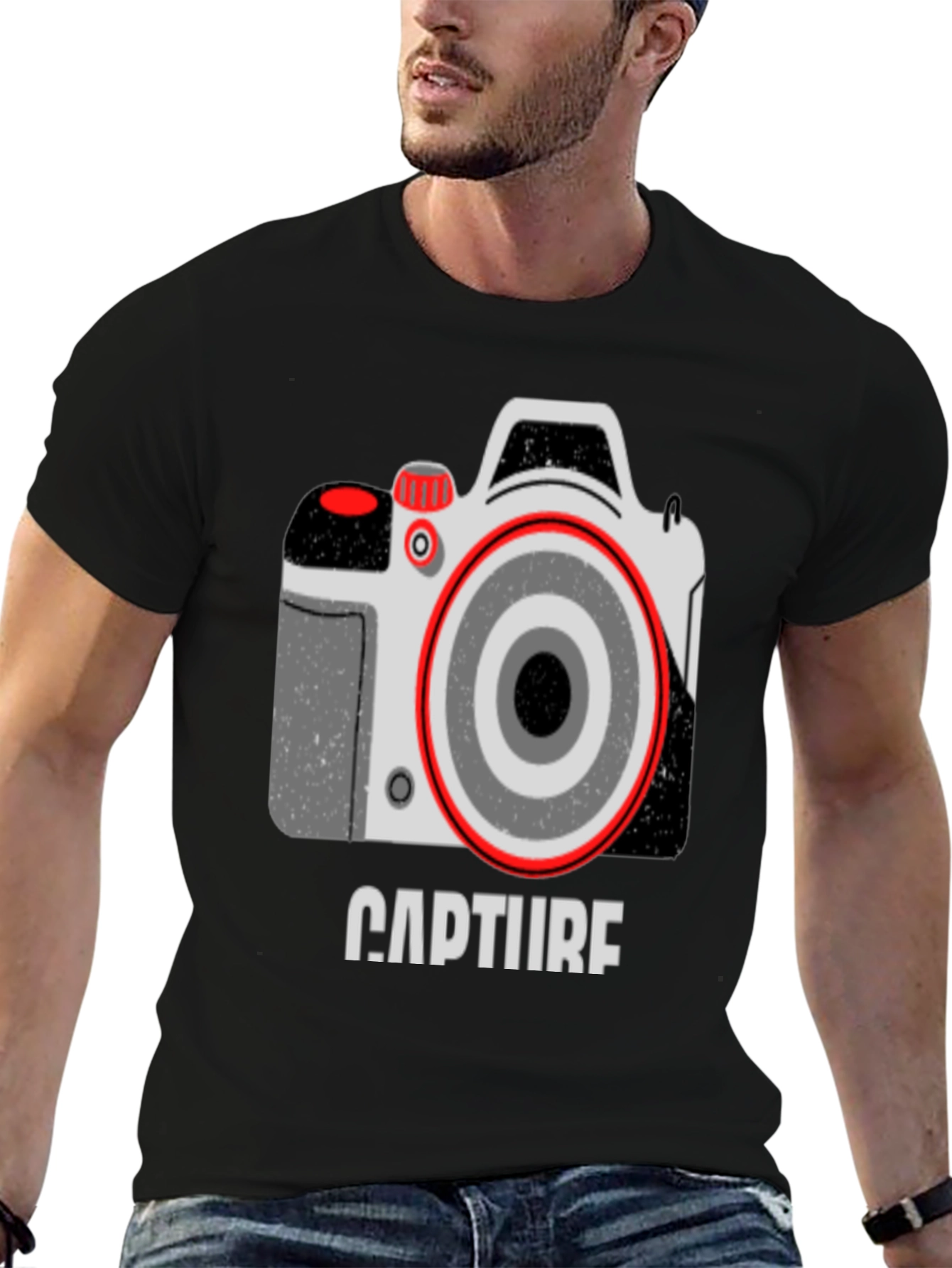 Capture Camera Graphic T-Shirt - Photography Tee