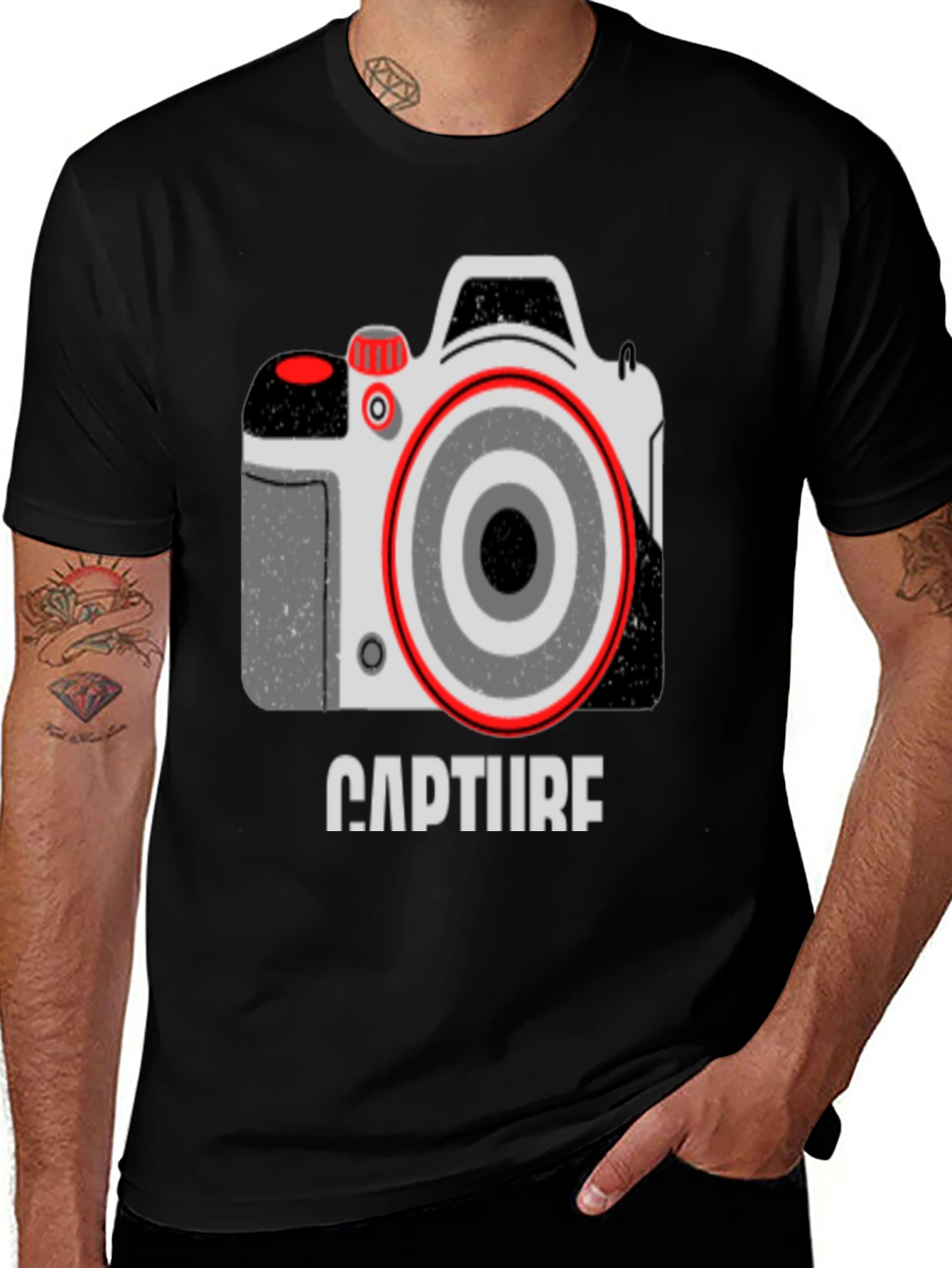 Capture Camera Graphic T-Shirt - Photography Tee