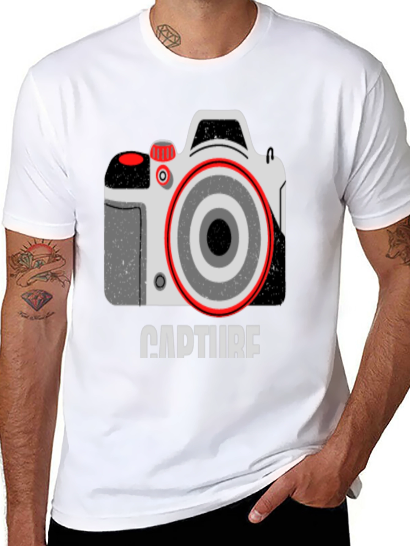 Capture Camera Graphic T-Shirt - Photography Tee